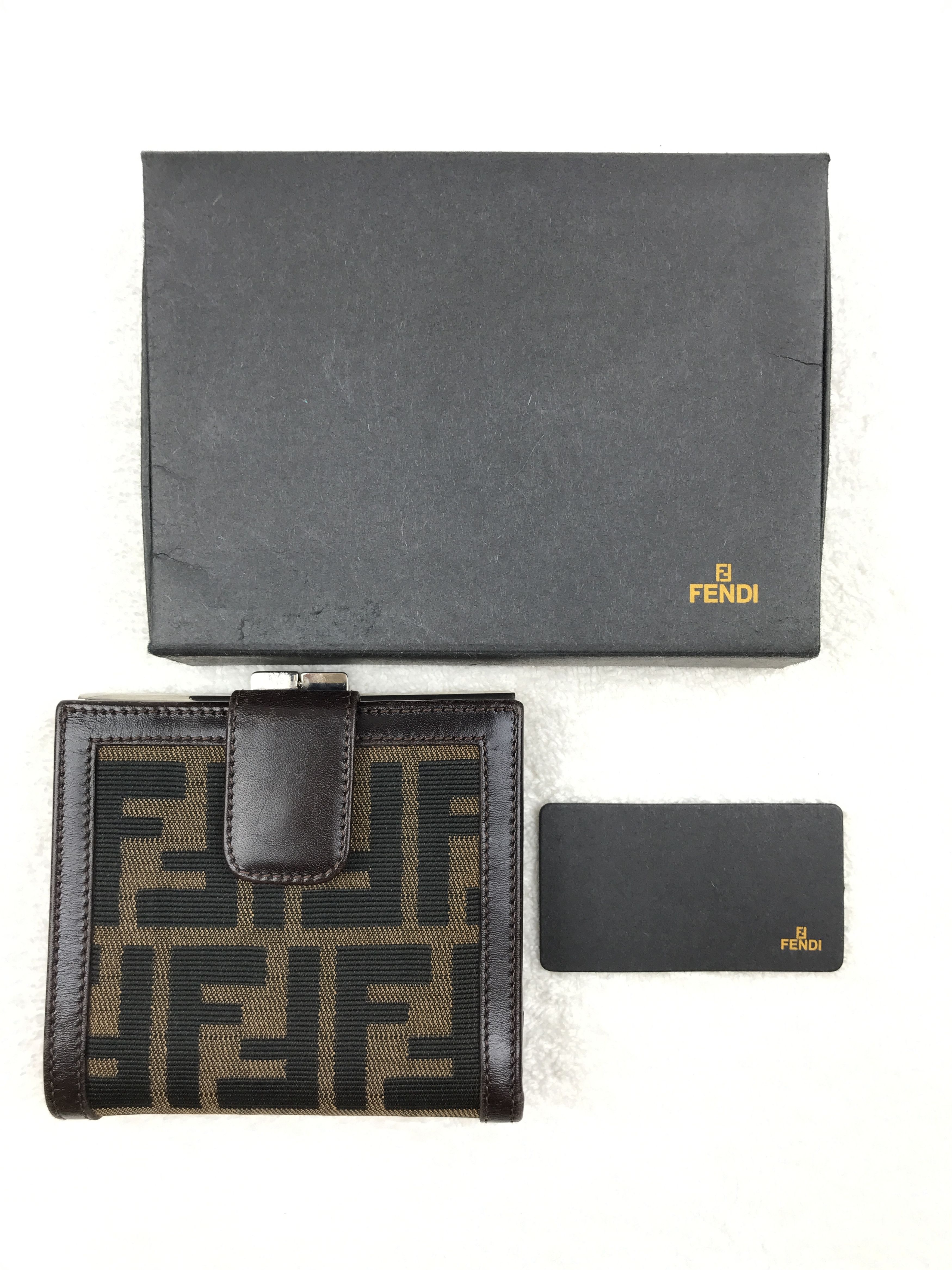 Fendi Fendi Zucca Bifold Wallet Size ONE SIZE - 1 Thumbnail