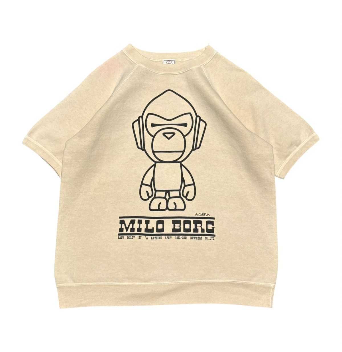 Bape Vintage 2001 BAPE “Milo Borg" Dont Test Me & Dont Fuck Me! Size US S / EU 44-46 / 1 - 1 Thumbnail