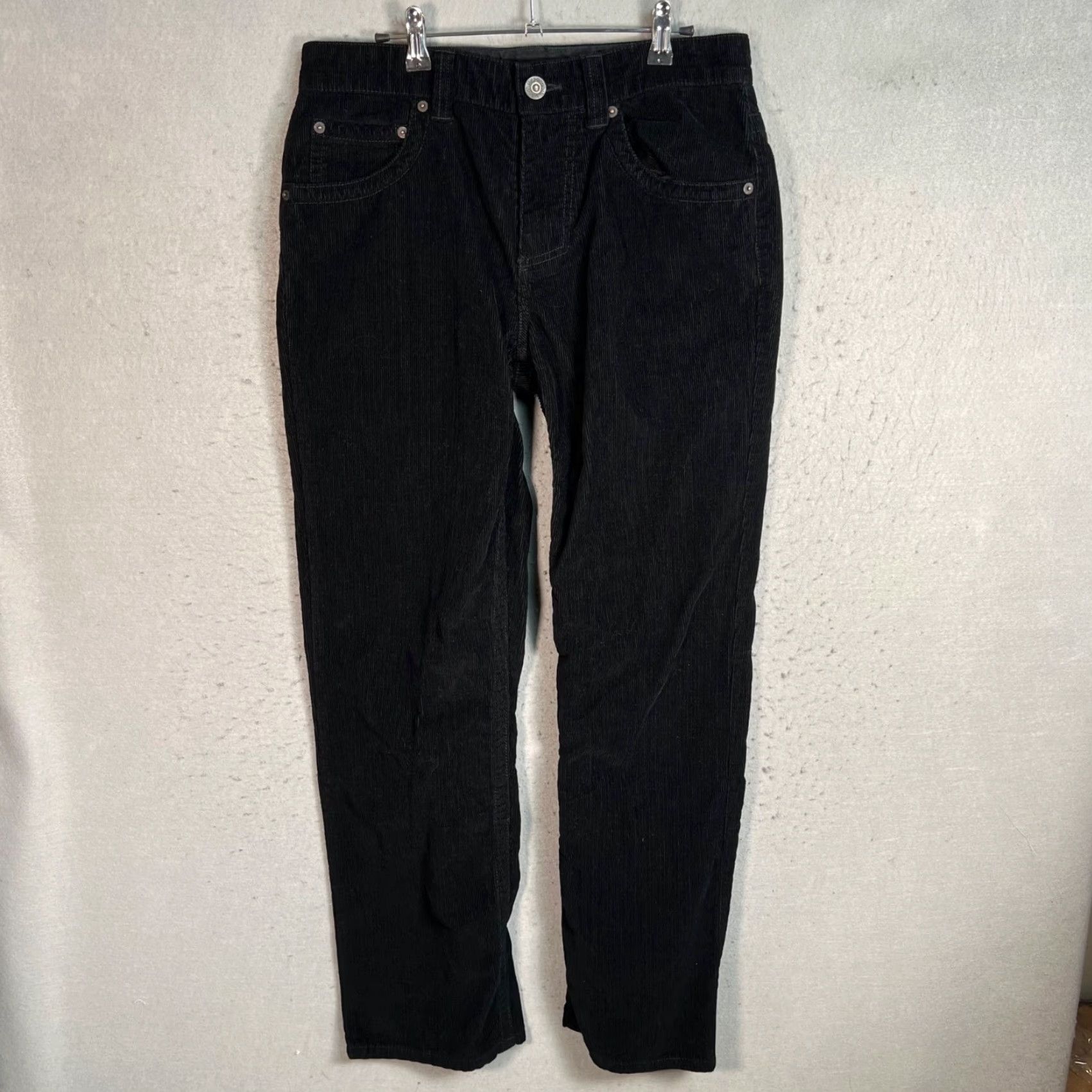 Madison VINTAGE Madison Black Denim Jeans 32 x 32 100% Cotton Straight-Leg Mens Size US 32 / EU 48 - 6 Thumbnail