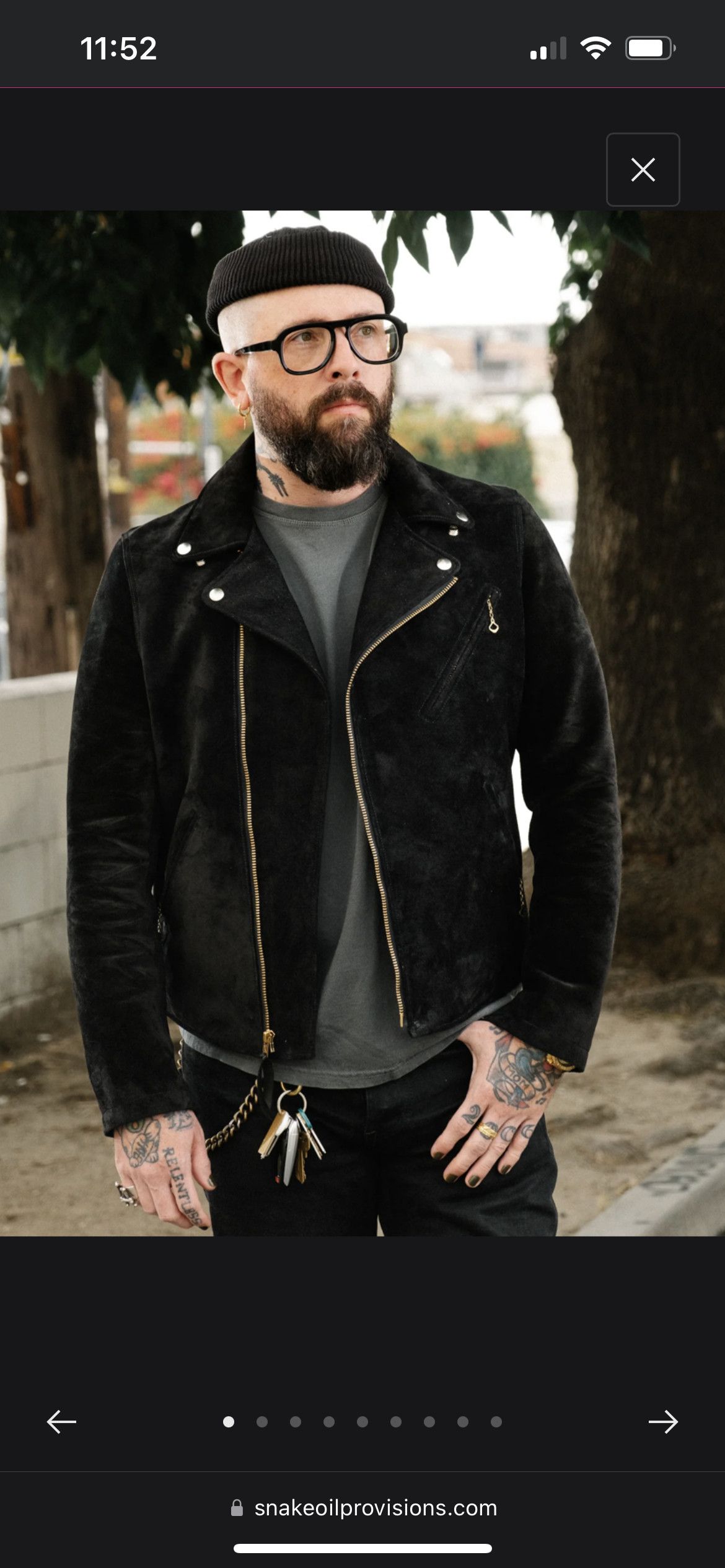 image of Double Helix x Snake Oil Provisions Deviant in Black, Men's (Size XS)