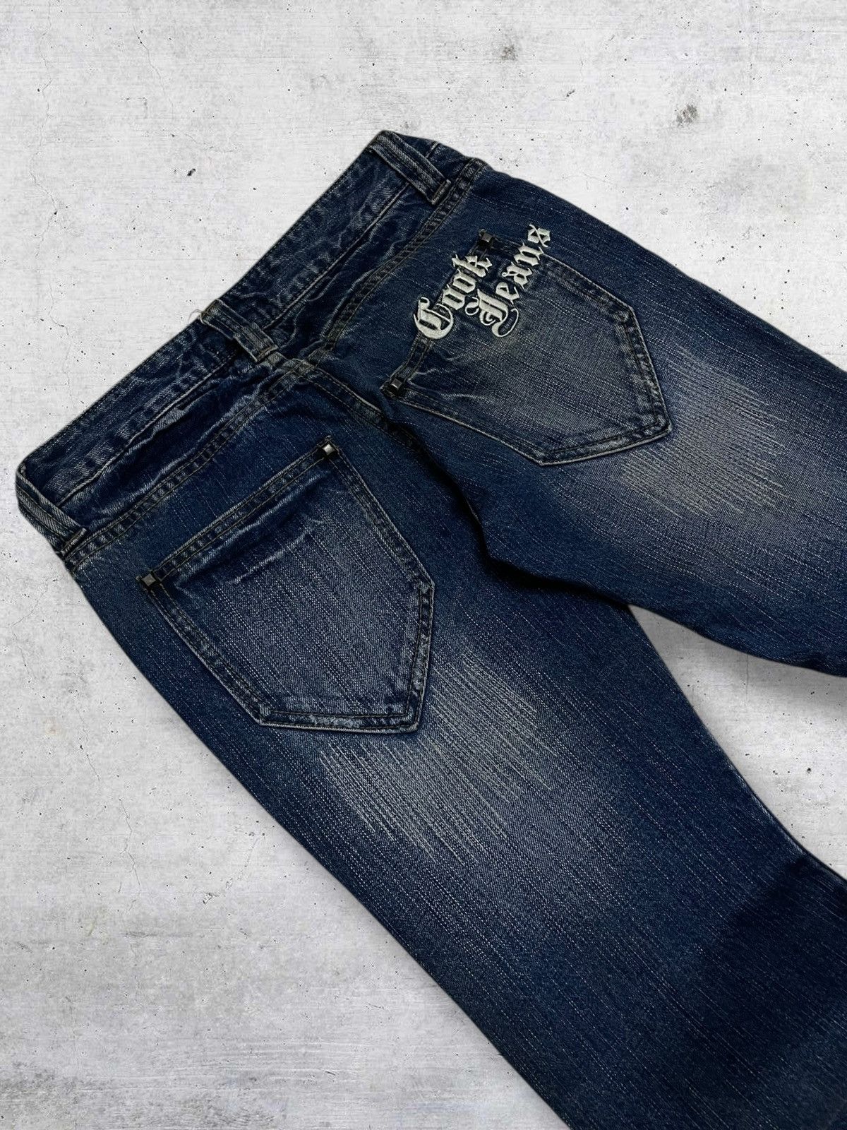 Hysteric Glamour VINTAGE COOK 90S JAPAN DESIGNER SCAB DISTRESSING OG DENIM Size US 26 / EU 42 - 12 Thumbnail