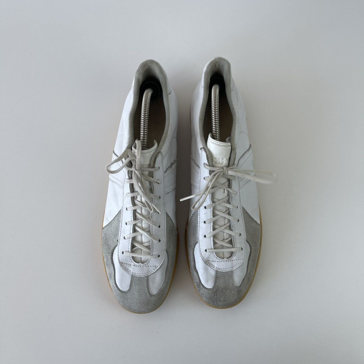 Vintage BW Sport 305 German Army Military Vintage Sneakers White Size US 13 / EU 46 - 3 Thumbnail