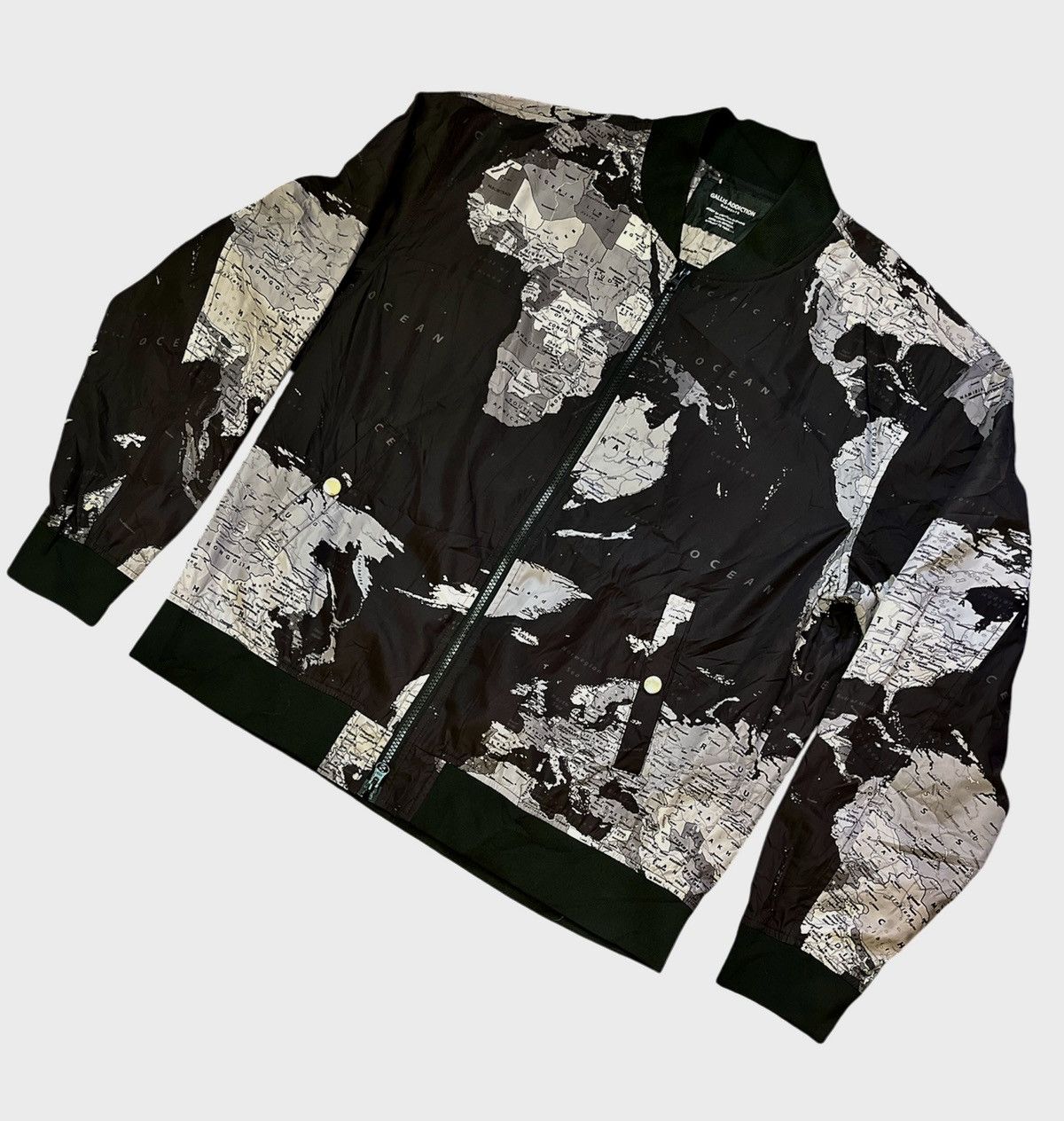 Japanese Brand Gallis Addiction World Maps Jacket Size US L / EU 52-54 / 3 - 2 Thumbnail