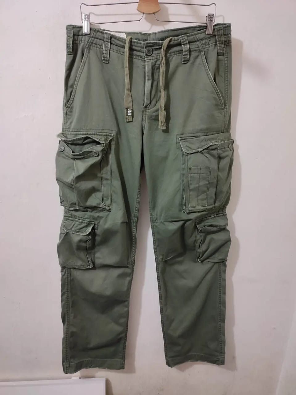 Japanese Brand Real Crush Clothing Multipocket Cargo Tactical Pants Size US 34 / EU 50 - 6 Thumbnail