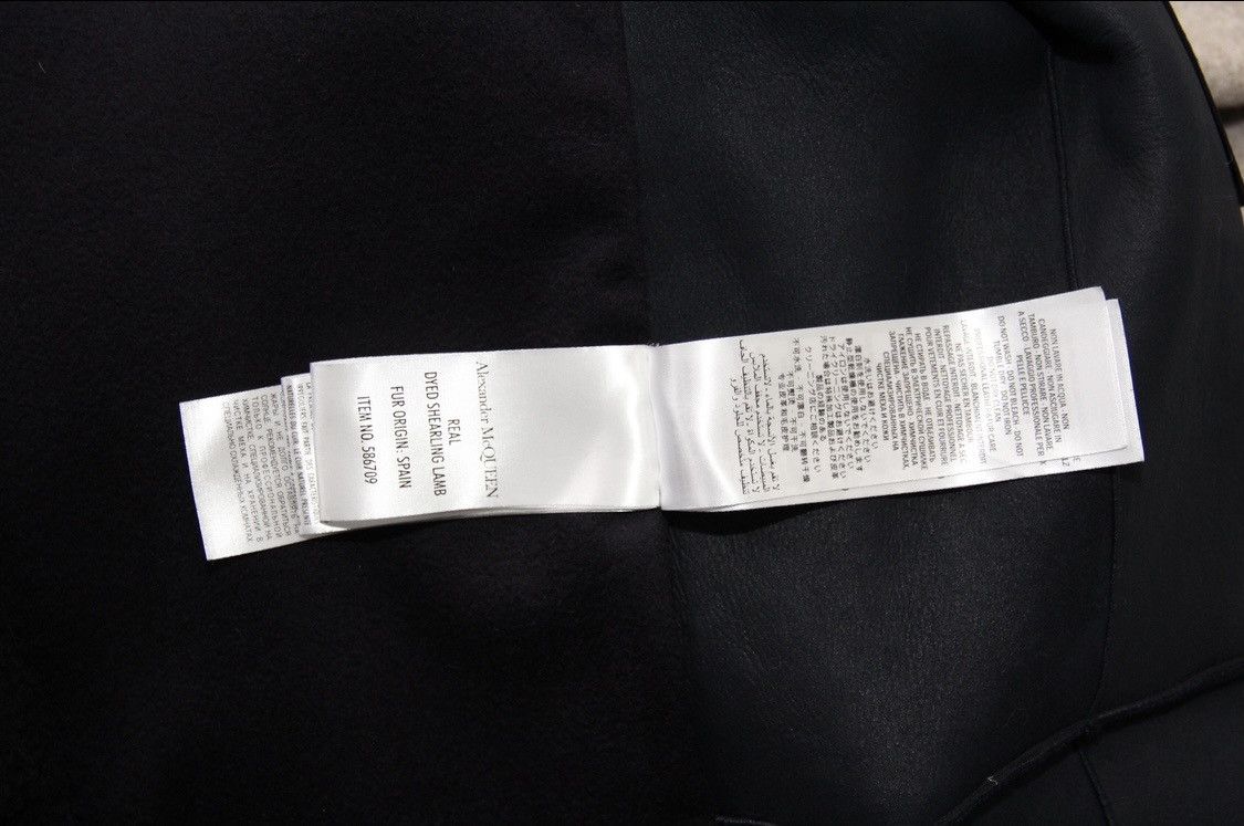 Alexander McQueen Alexander McQueen Shearling Leather Panel Coat Size US L / EU 52-54 / 3 - 14 Thumbnail