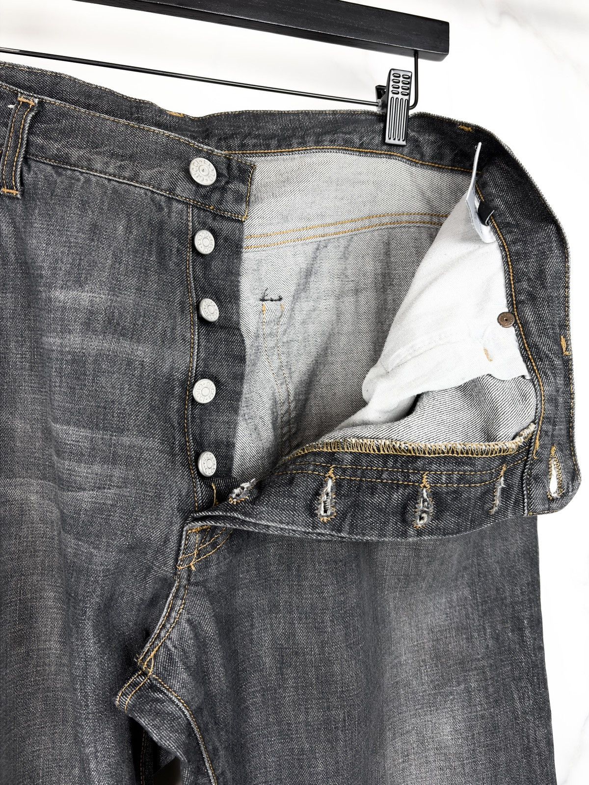 Gucci Gucci Tom Ford Vintage Bootcut Faded Gray Denim Jeans Size US 36 / EU 52 - 5 Thumbnail