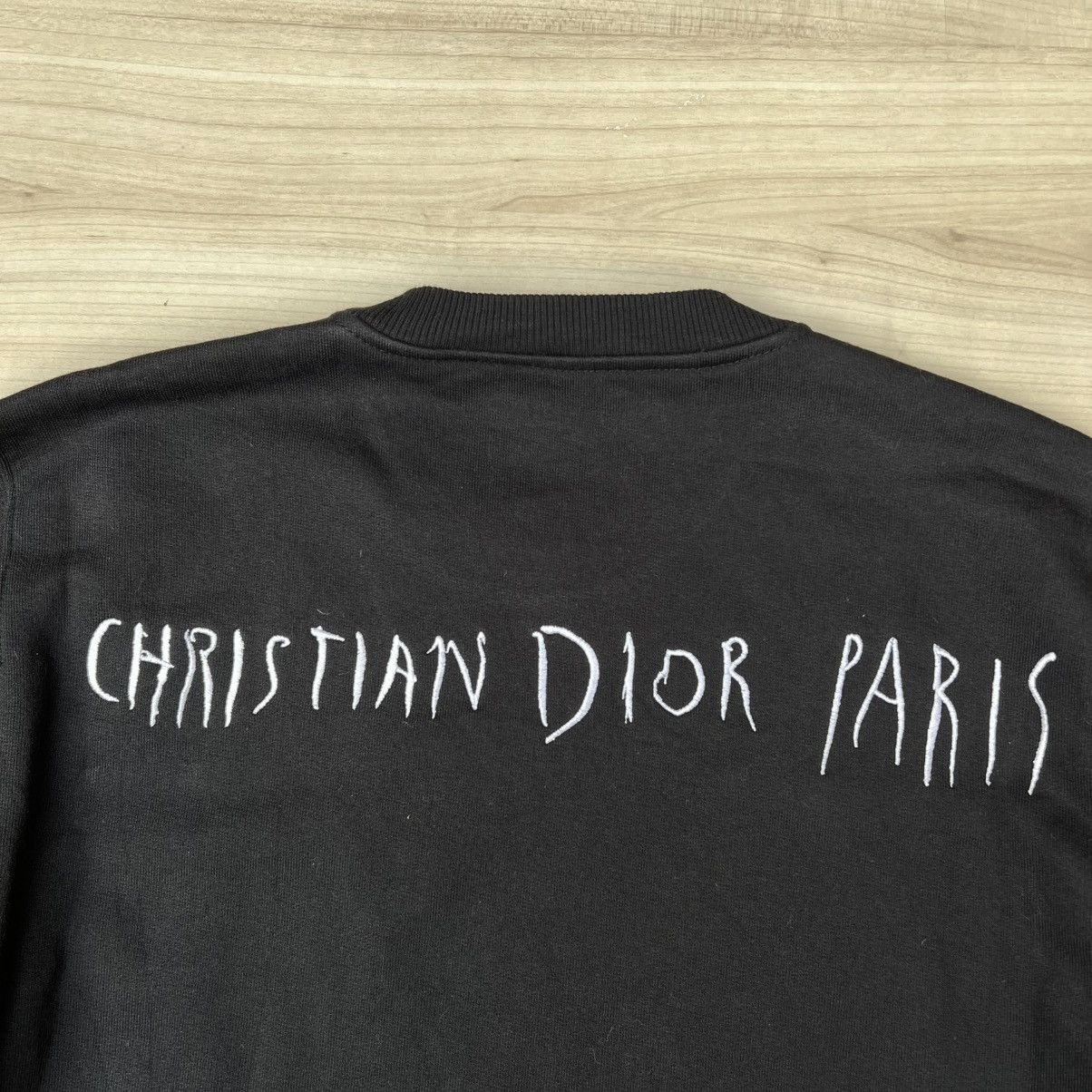 Dior Dior X Raymond Pettibon Black Cotton Embroidered Sweatshirt Size US XS / EU 42 / 0 - 9 Thumbnail