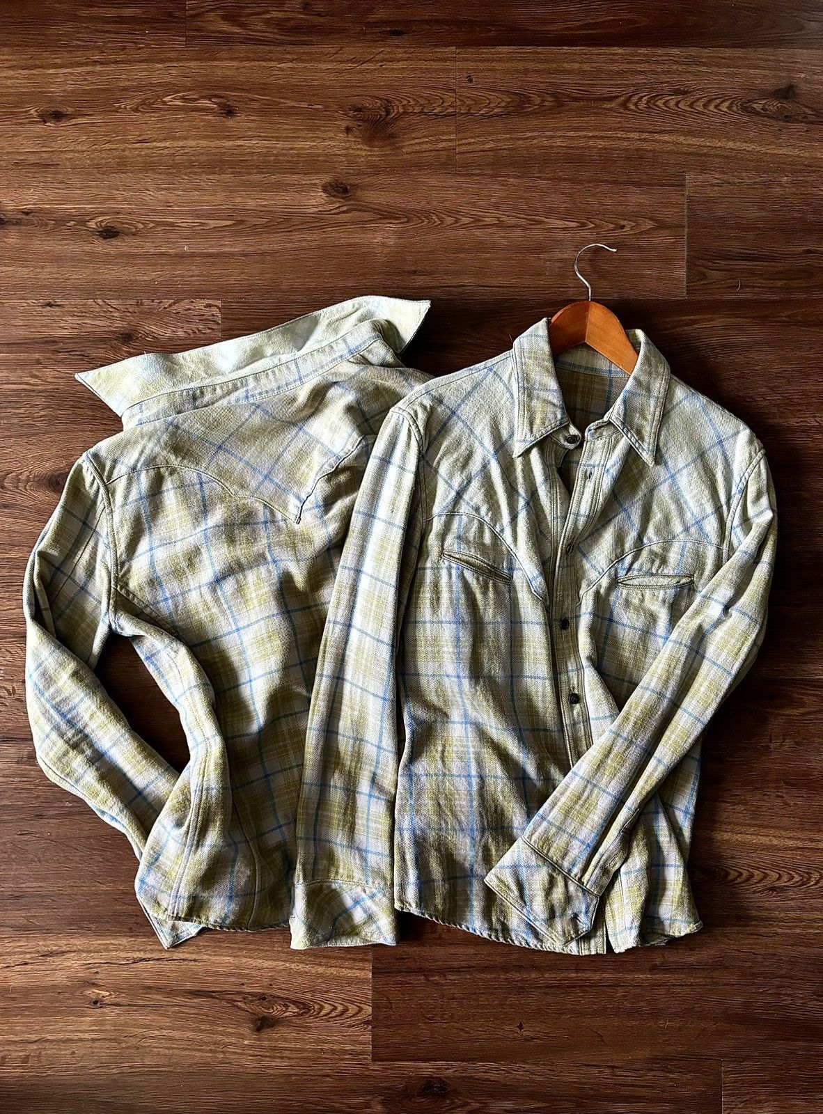 Isamu Katayama Backlash 1202-01 Roughback Western Shirt Size US L / EU 52-54 / 3 - 4 Thumbnail