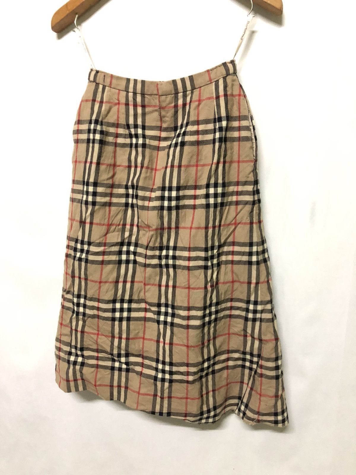 Burberry × Vintage Burberrys Nova Check Skirt Size 24" / US 00 / IT 34 - 1 Thumbnail