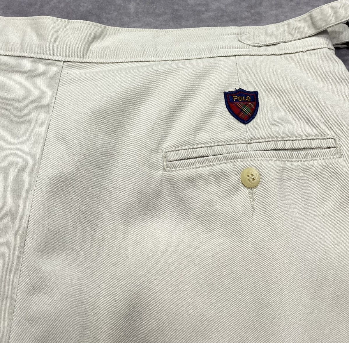 Polo Ralph Lauren 90’s Vintage Polo Ralph Lauren Crest Chino Shorts Size US 36 / EU 52 - 2 Thumbnail