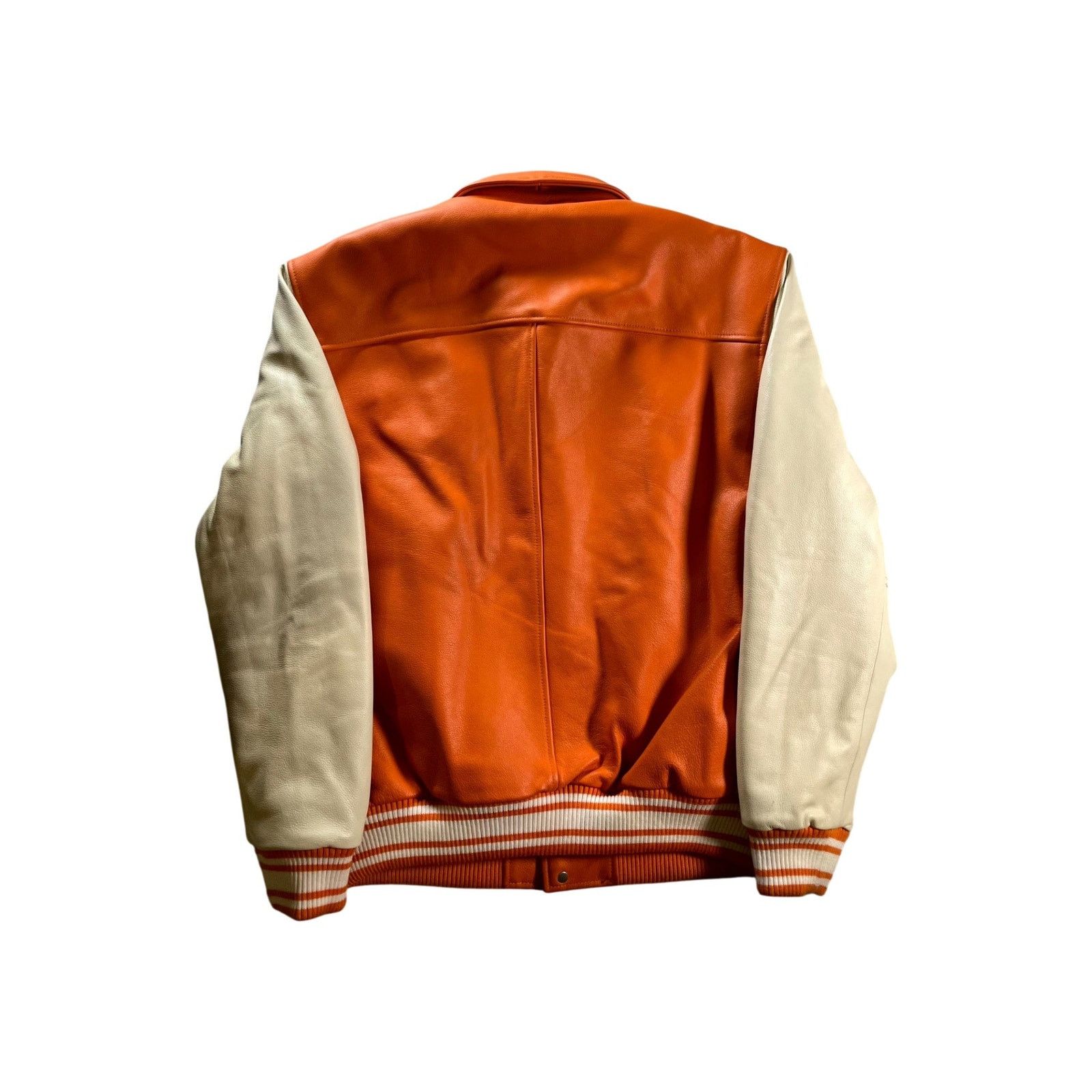 Sp5der Sp5der "Varsity" Orange & Cream Jacket Size US M / EU 48-50 / 2 - 2 Thumbnail