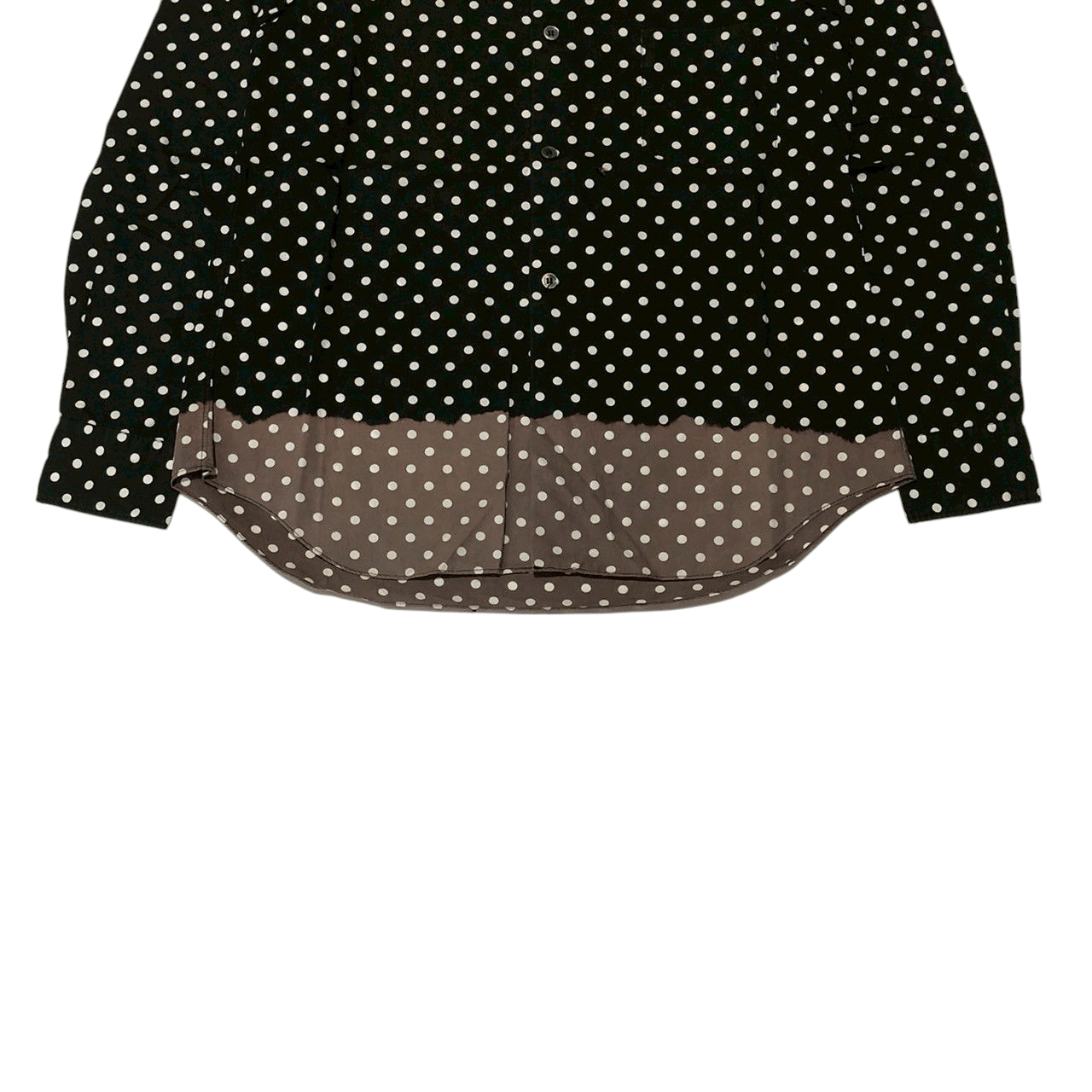 Comme des Garcons Black BLACK Comme des Garcons Polka Dot Contrast Shirt Size US S / EU 44-46 / 1 - 3 Thumbnail
