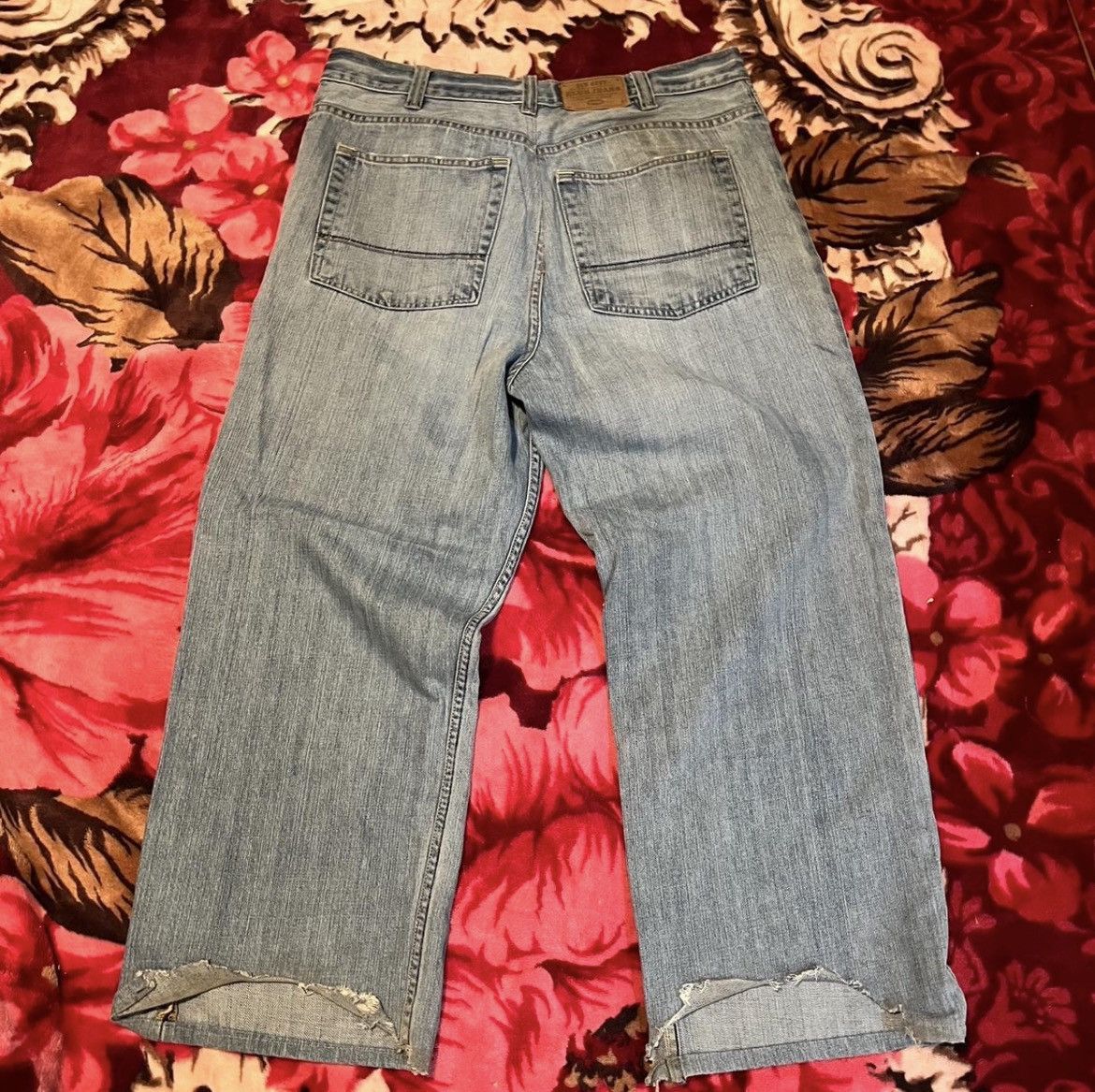 Old Navy Vintage Light wash old navy wide leg jeans Size US 34 / EU 50 - 2 Thumbnail