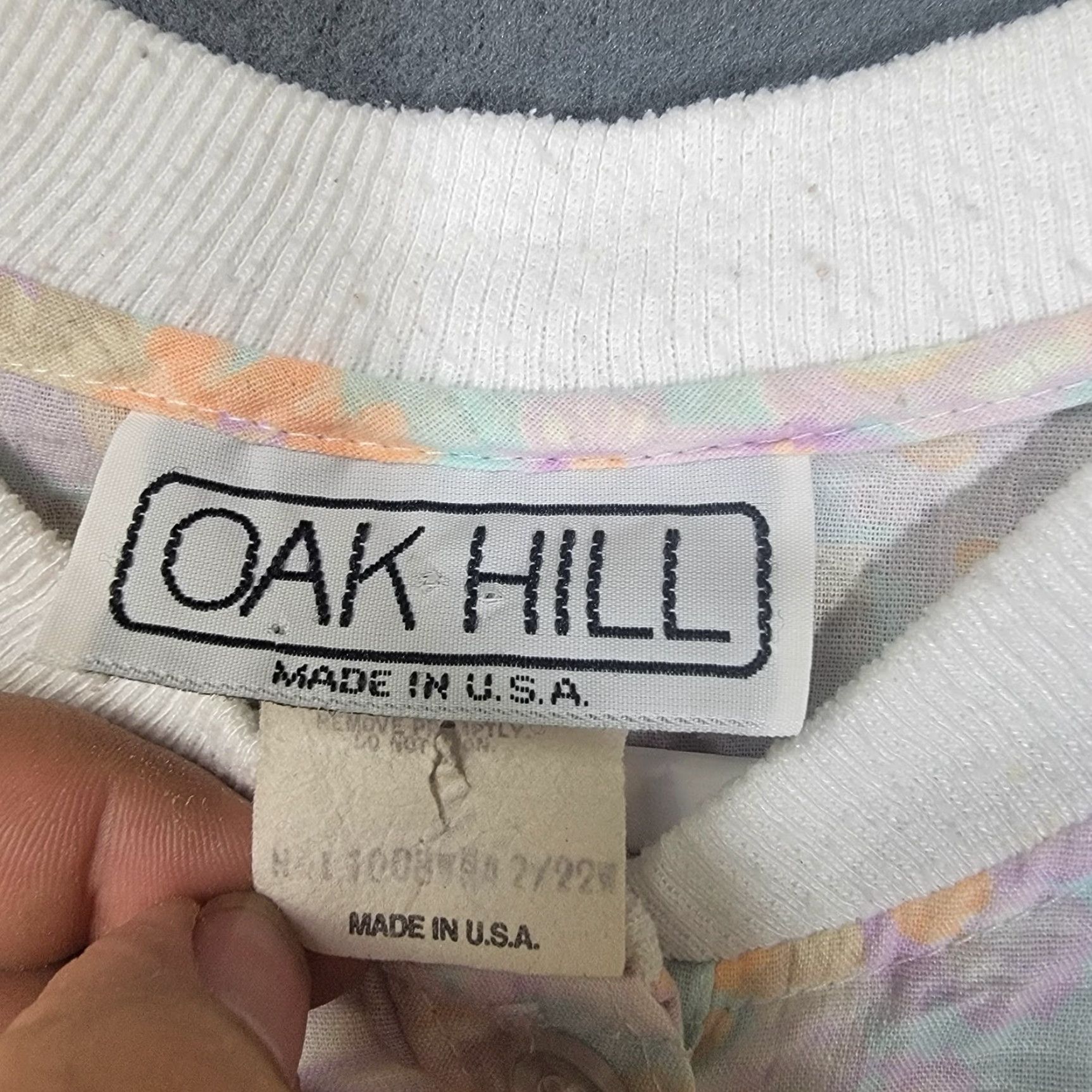 Vintage Oak Hill Vintage Women's Shirt Size XL Floral Cardigan Blouse Knit Cotton Blend White Floral Vintage Women’s Shirt XL Oak Hill Size XL / US 12-14 / IT 48-50 - 2 Thumbnail
