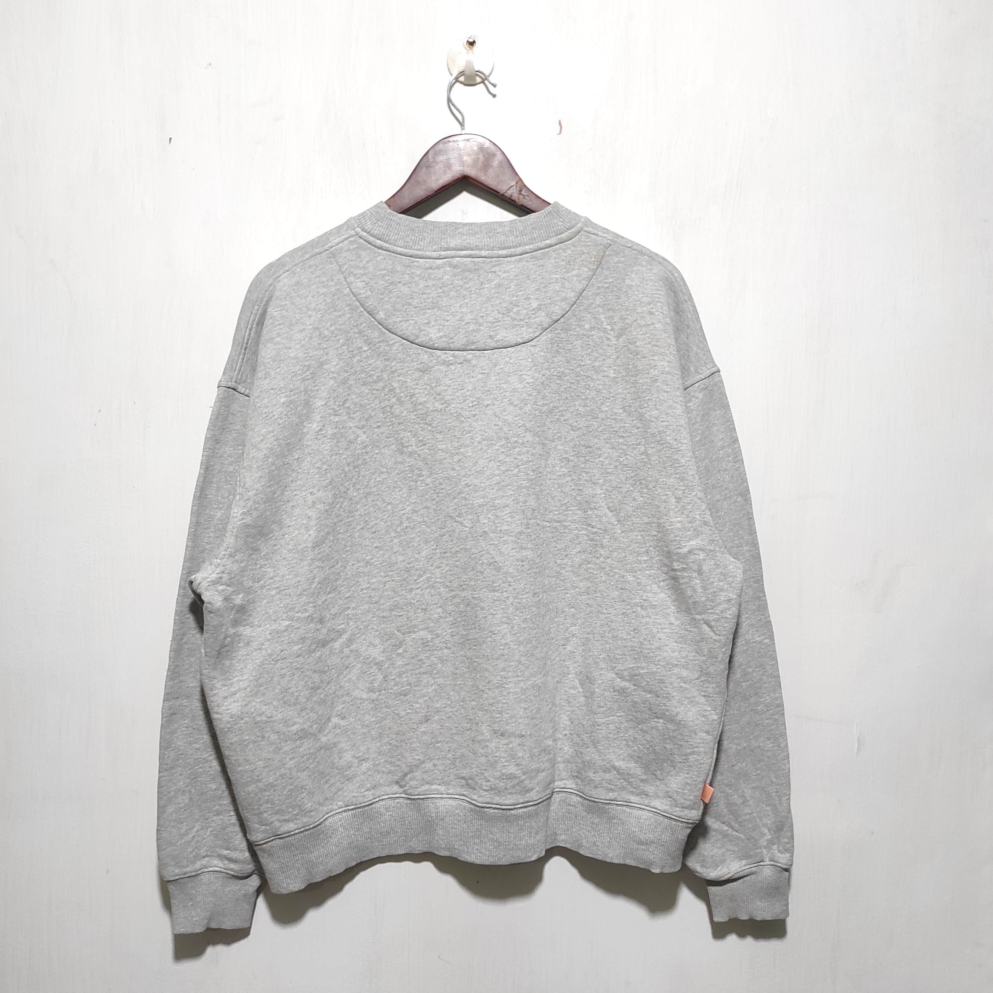 Acne Studios Acne Studio Gray Sweatshirt Face Motif Size US XS / EU 42 / 0 - 15 Thumbnail