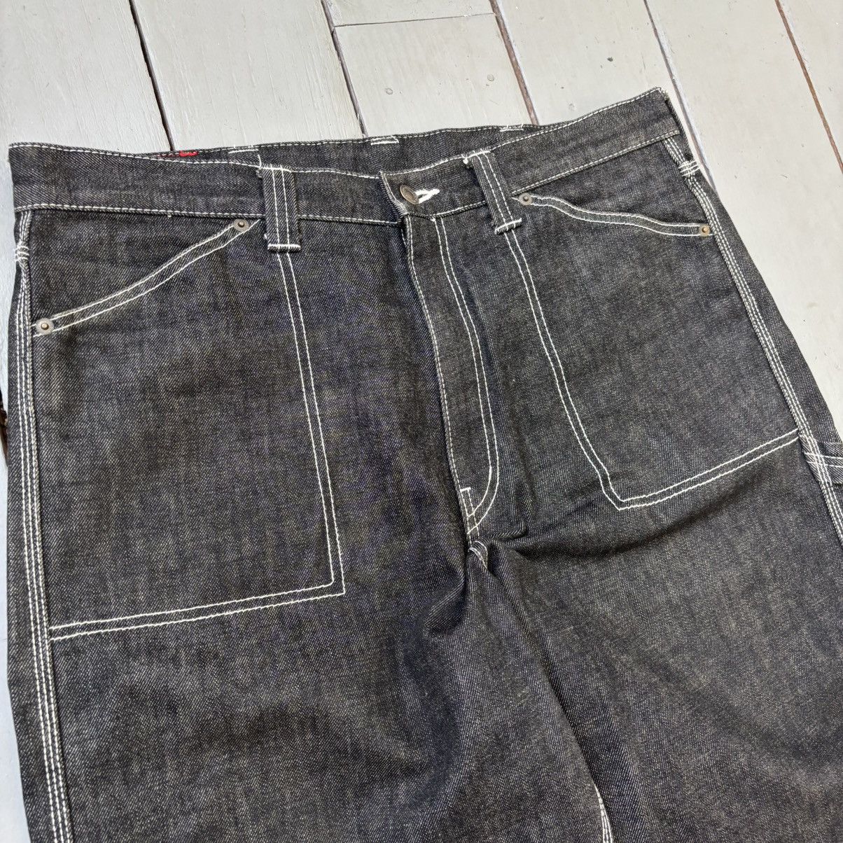 Swagger 2003 SWAGGER Contrast Stitch Baggy Denim Size US 34 / EU 50 - 2 Thumbnail