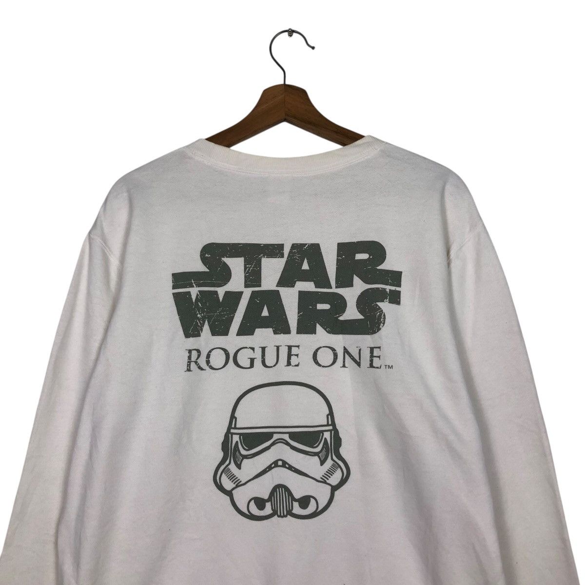 Japanese Brand 📌Vintage Sweatshirt Movie Star Wars Storm Trooper Big Logo Size US M / EU 48-50 / 2 - 10 Thumbnail