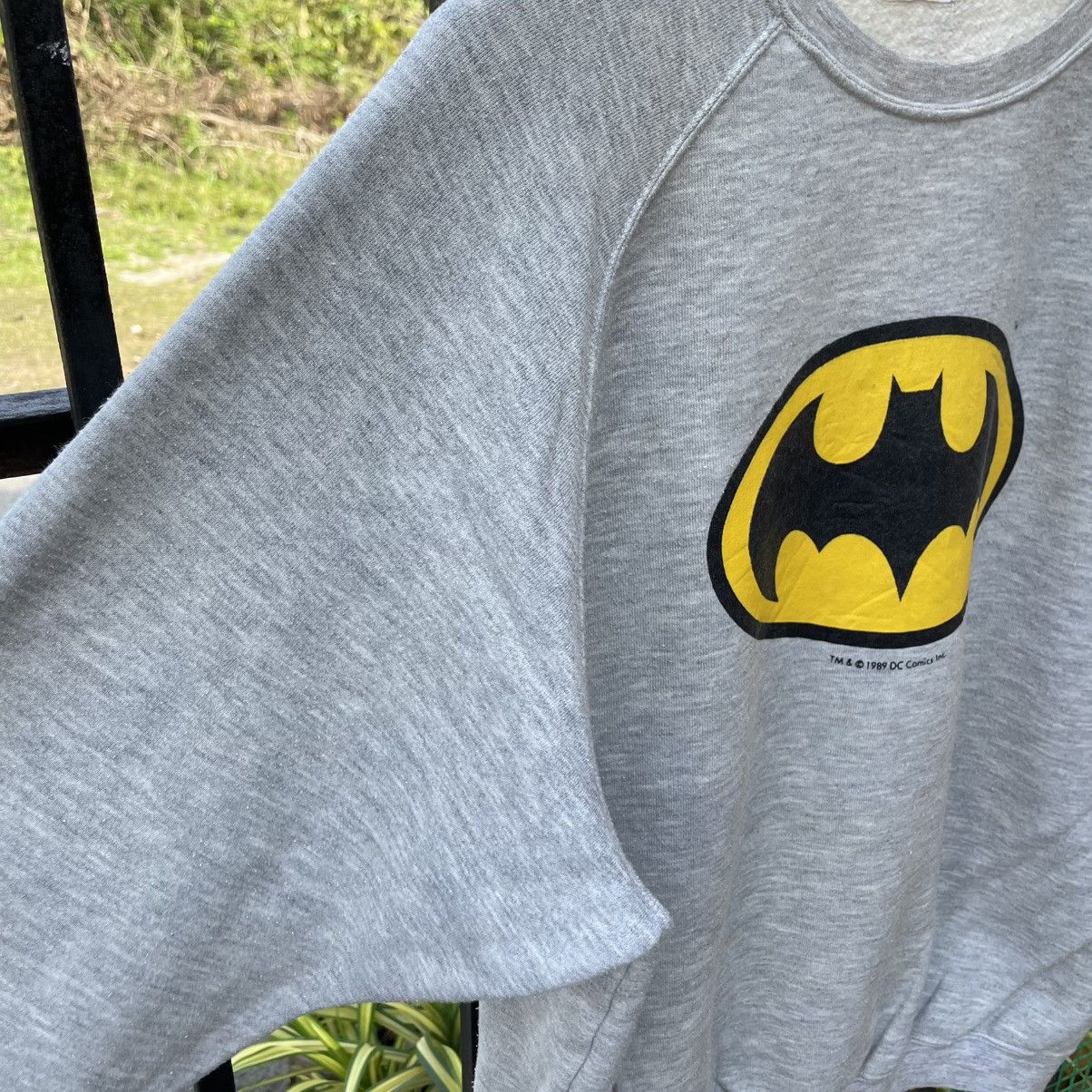 DC Comics 🔥Vintage 1989 DC Comics Batman OG Logo Boxy Crop Sweatshirts Size US M / EU 48-50 / 2 - 8 Thumbnail