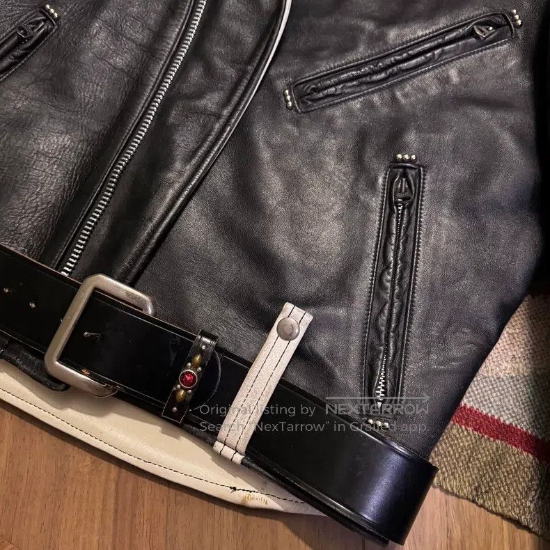 The Real McCoy's The Real McCoys Co-branded knight jacket leather jacket Size US L / EU 52-54 / 3 - 6 Thumbnail