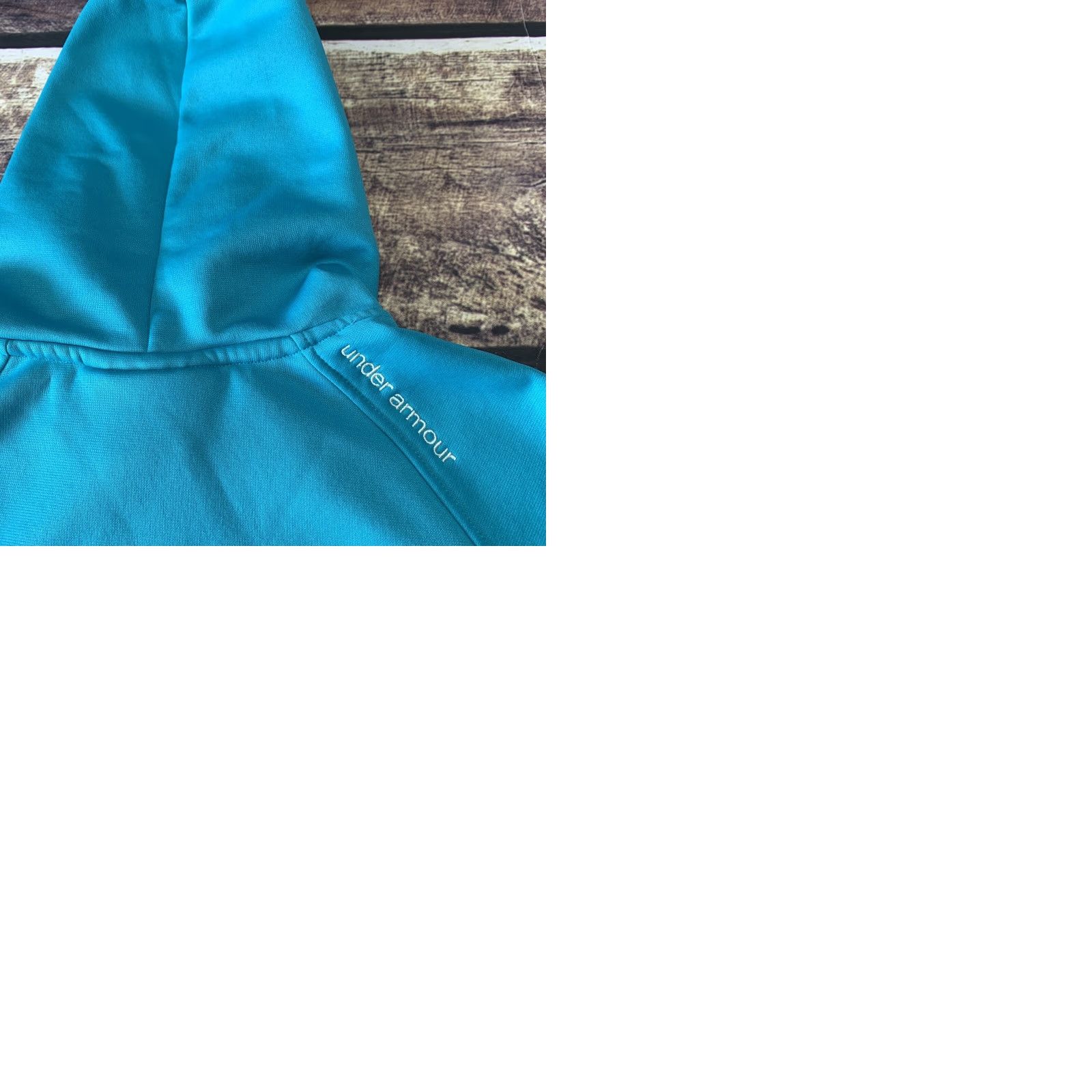 Under Armour Under Armour Storm 1 Cold Gear Hooded Sweatshirt Womens Medium Loose Teal Hoodie Size M / US 6-8 / IT 42-44 - 9 Thumbnail
