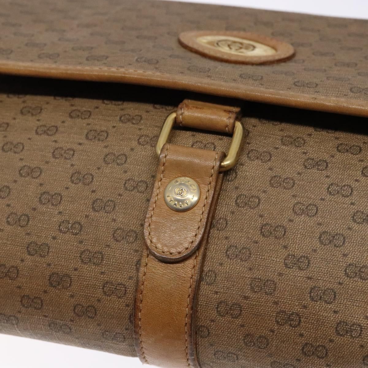 Gucci GUCCI Micro GG Supreme Shoulder Bag Pvc Beige Gold Size ONE SIZE - 15 Thumbnail