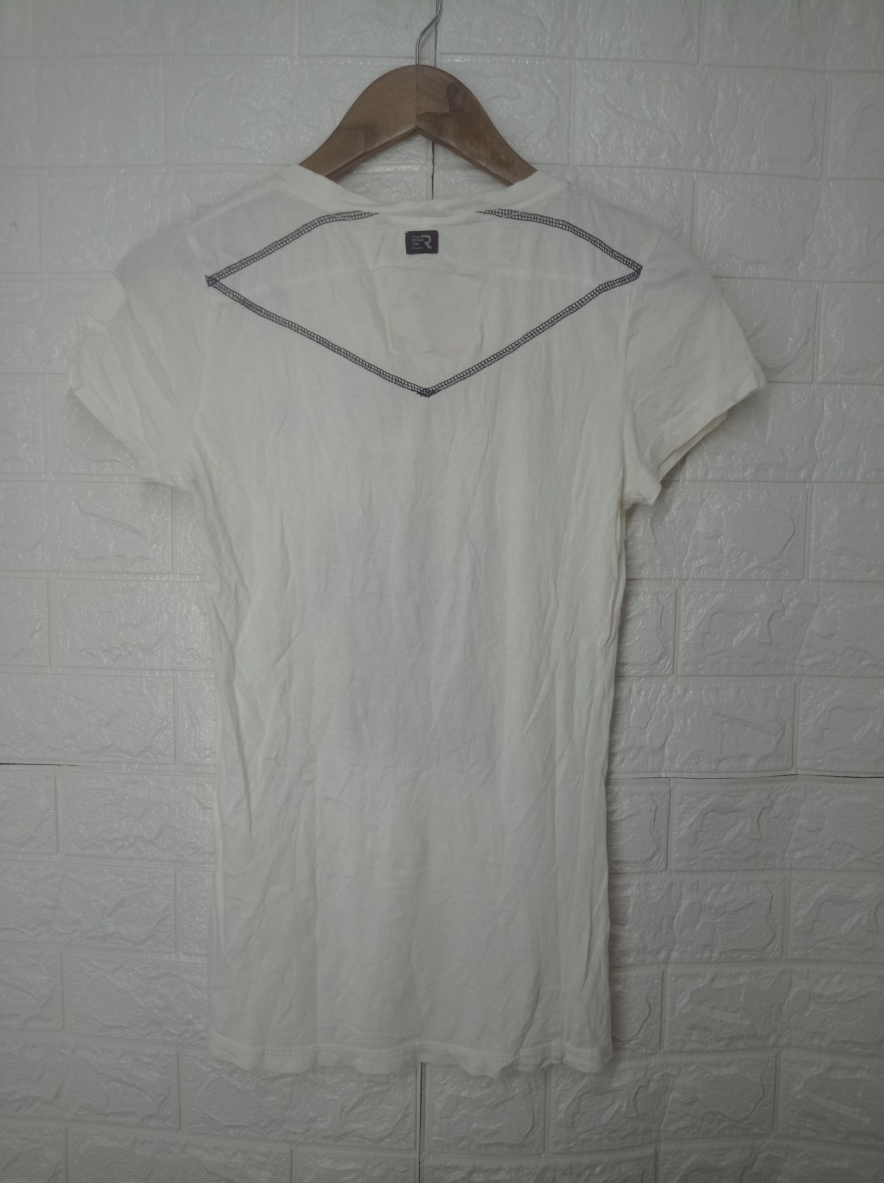 G-Star G STAR R 3301 RAW DENIM graphic WHITE TEE #GL 0008 Size S / US 4 / IT 40 - 5 Thumbnail