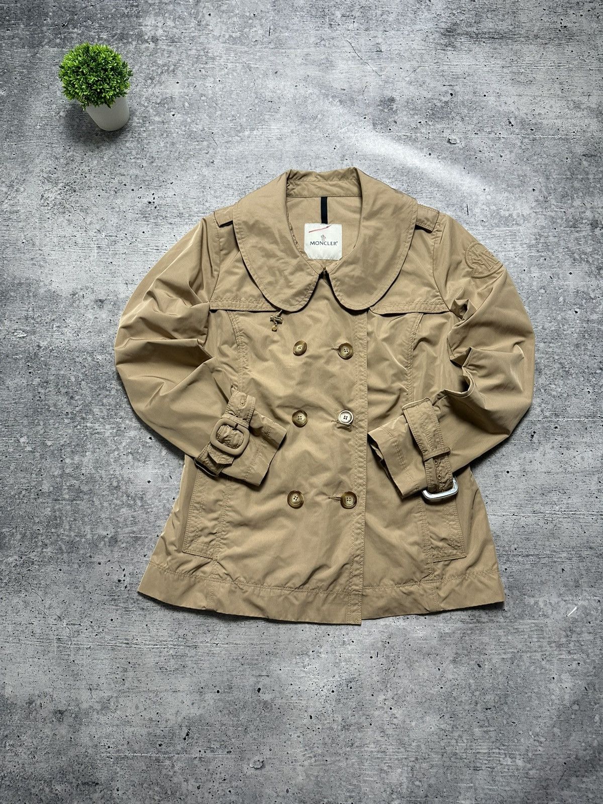 Moncler Moncler Nerine Archive Luxury Jacket Double Breasted Trench Size S / US 4 / IT 40 - 2 Thumbnail