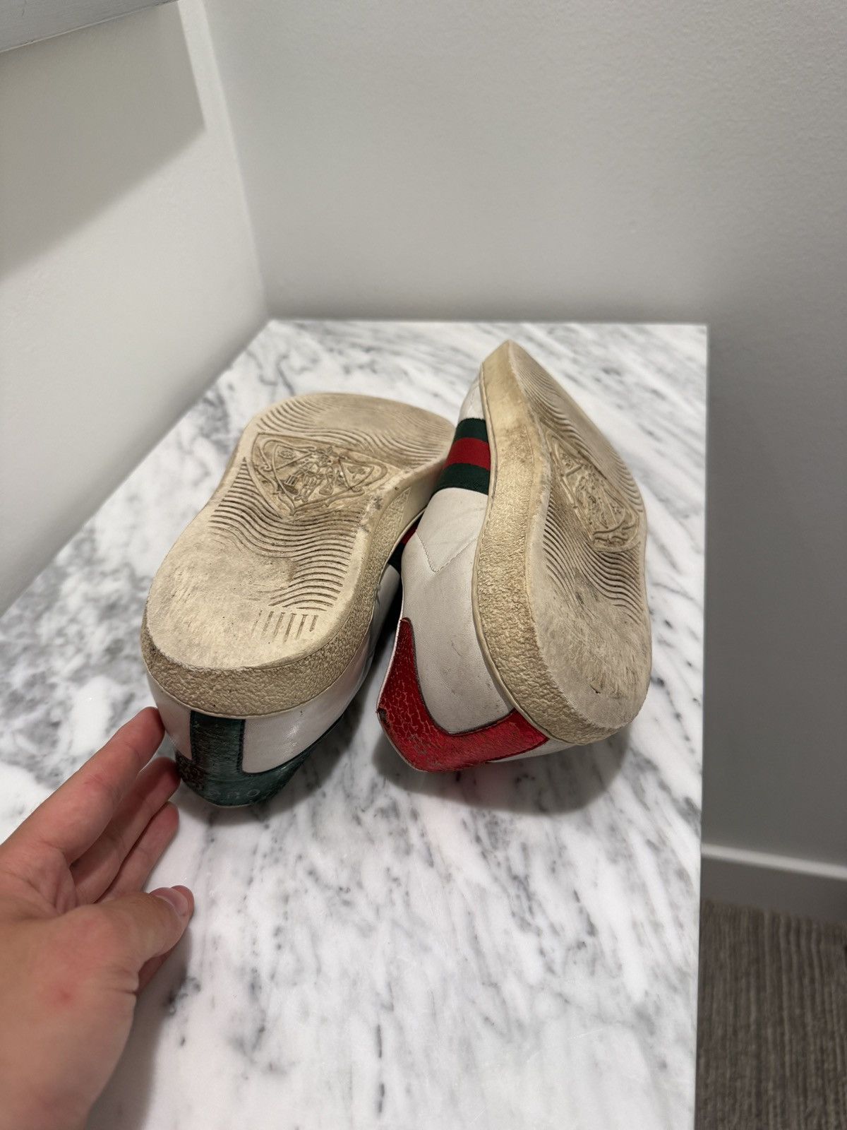 Gucci Gucci Ace Snake Sneakers Size 7 Fits 8 Size US 8 / EU 41 - 4 Thumbnail