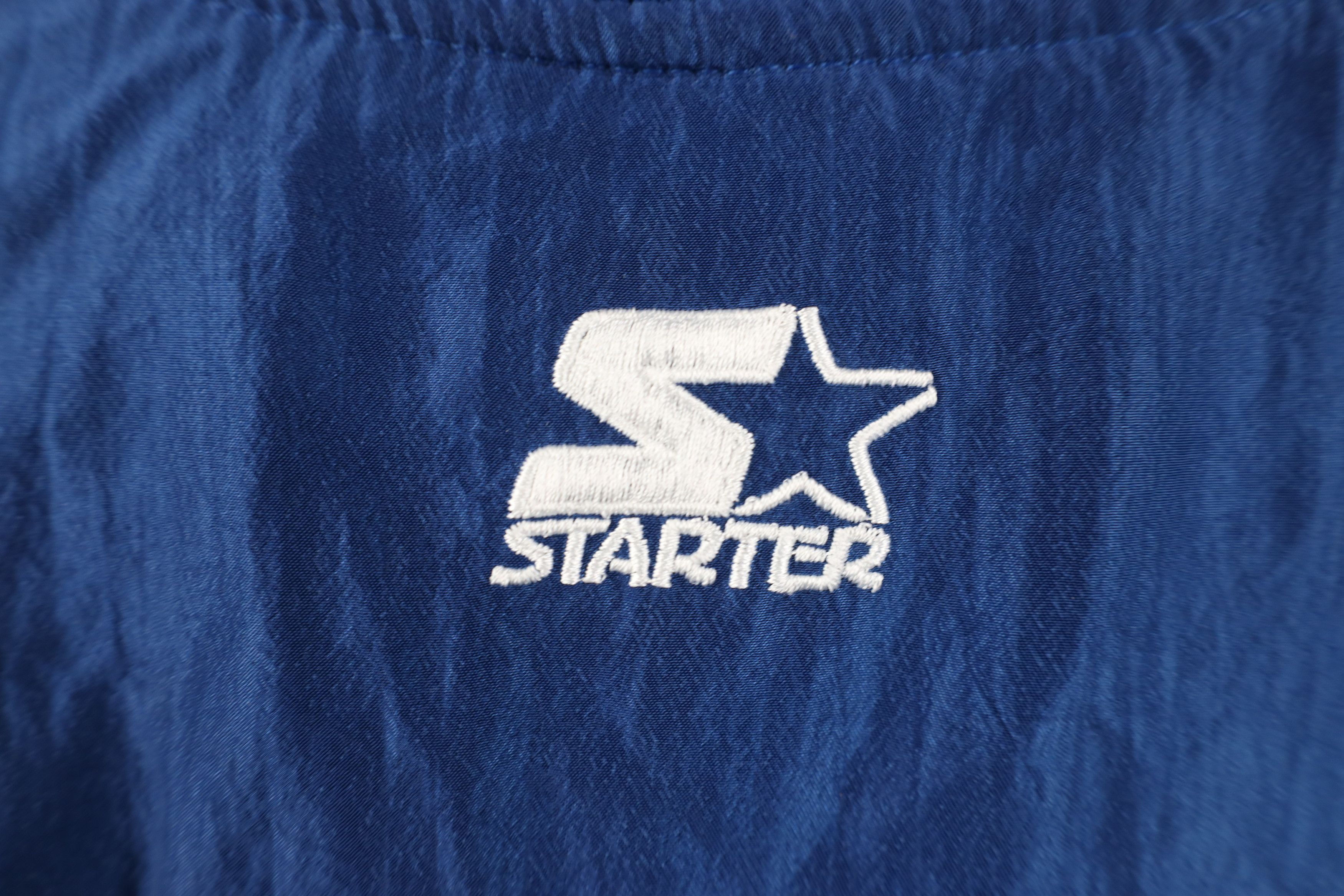 Starter Vintage 90s Starter Lined Pullover Windbreaker Jacket Blue Size US XXL / EU 58 / 5 - 11 Thumbnail