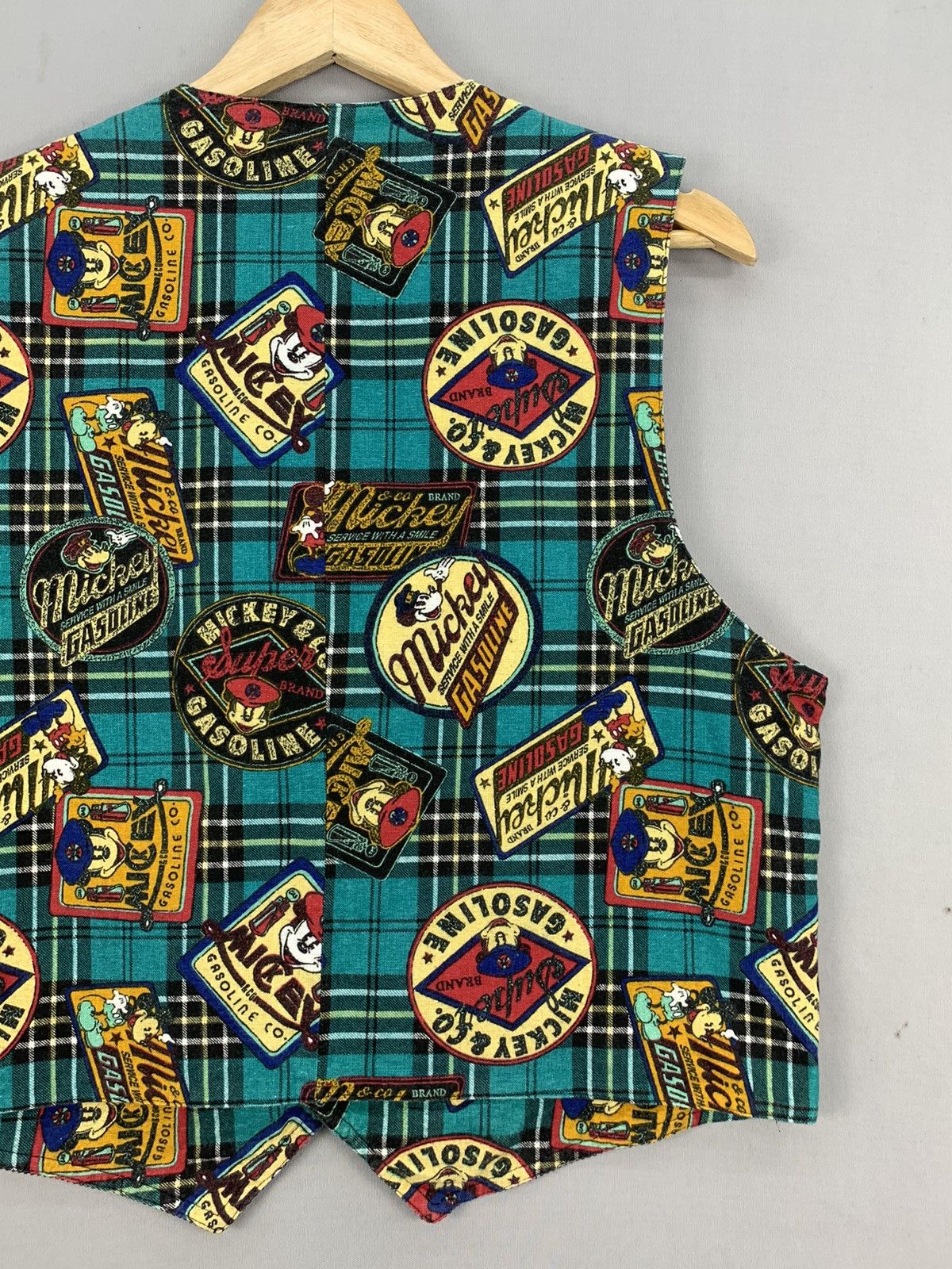 Disney Vintage 90s Corduroy Hybrid Vest Disney Mickey & Co Jacket Size US M / EU 48-50 / 2 - 10 Thumbnail