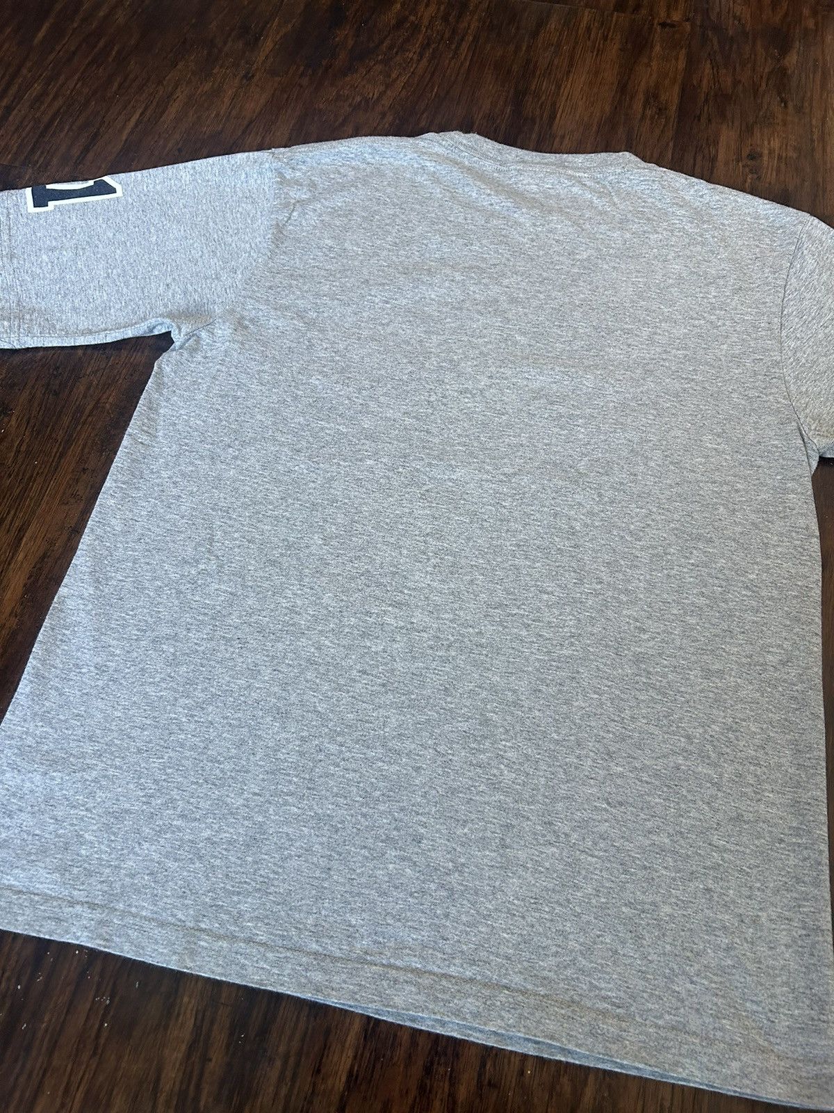 Polo Ralph Lauren Vintage Polo Ralph Lauren “Polo” Text Grey T-Shirt Size XS / US 0-2 / IT 36-38 - 6 Thumbnail