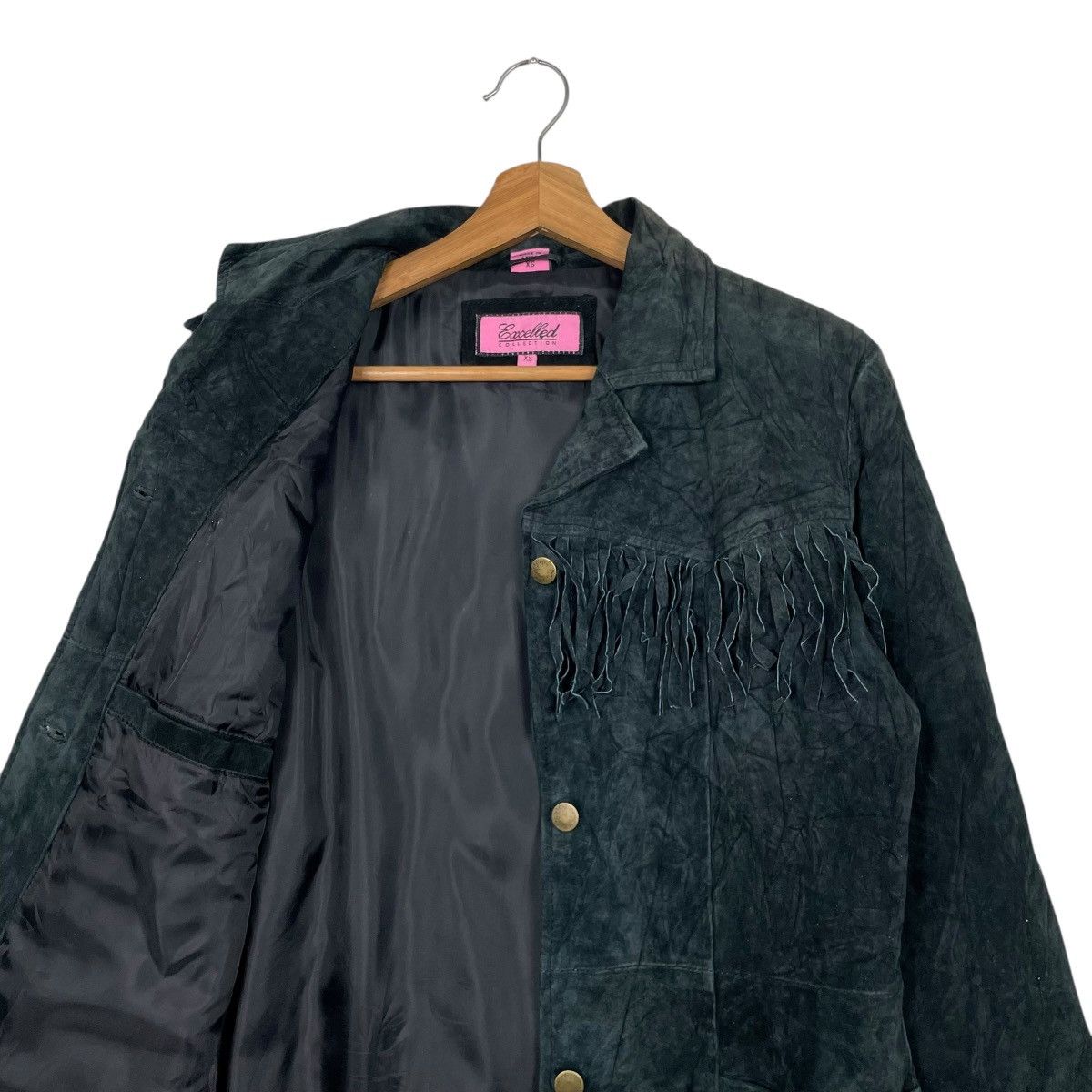 Japanese Brand Japanese Brand Excelled Collection Fringe Suede Jacket Size XS / US 0-2 / IT 36-38 - 10 Thumbnail