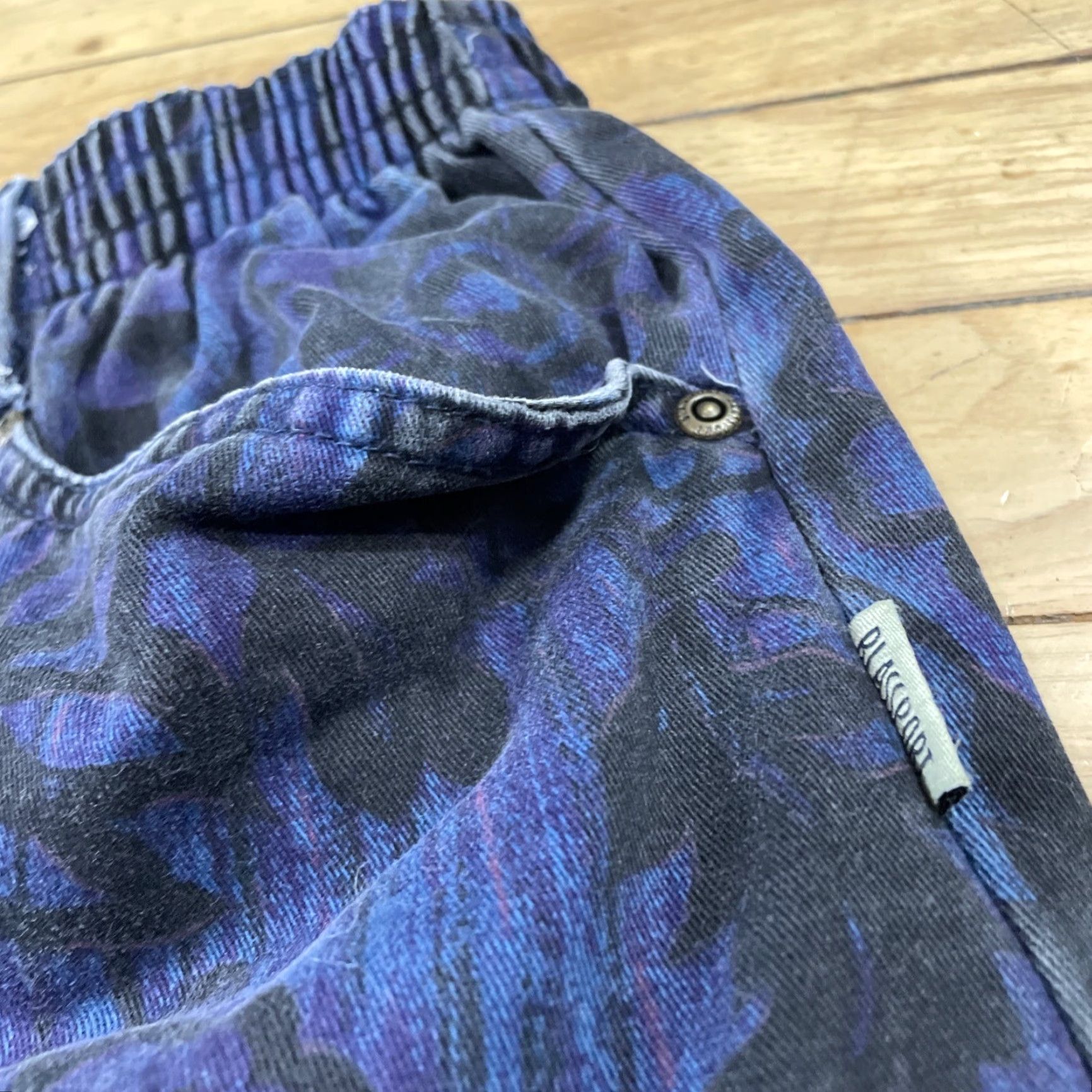 Vintage VINTAGE BLASS SPORT Pants Women 16 High Waist Floral Paisley Blue 90s Vintage Straight 32x30 Women's Pants Size 38" / US 16 / IT 52 - 5 Thumbnail