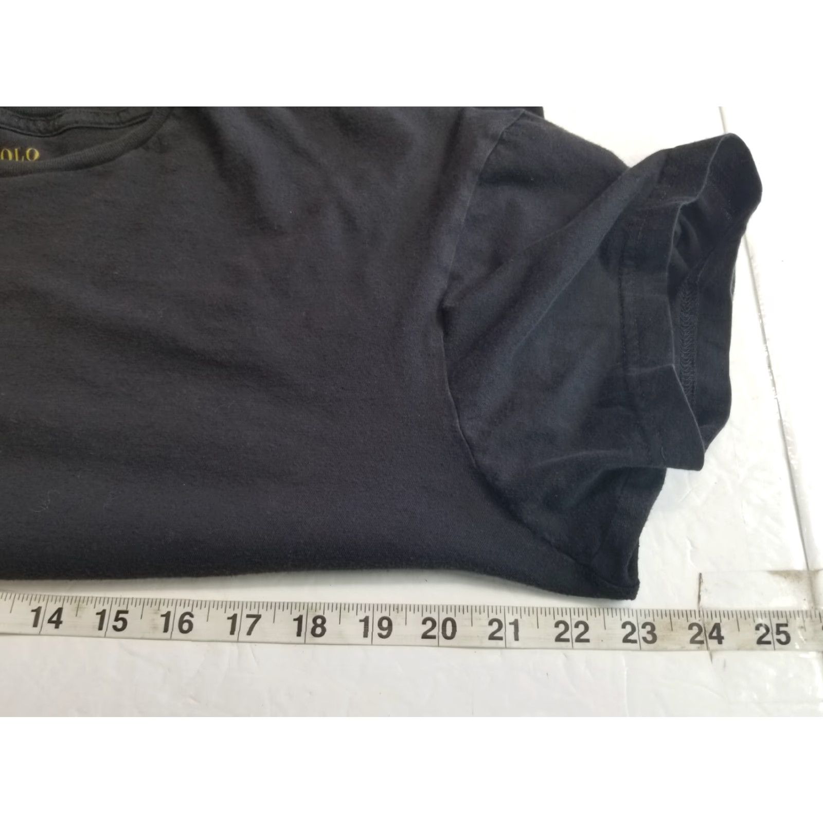 Ralph Lauren VINTAGE Ralph Lauren T Shirt Mens Large Black Short Sleeve Crewneck Logo 90s Classic Designer Hip Hop Retro American Embroidered Pockets Size US L / EU 52-54 / 3 - 4 Thumbnail