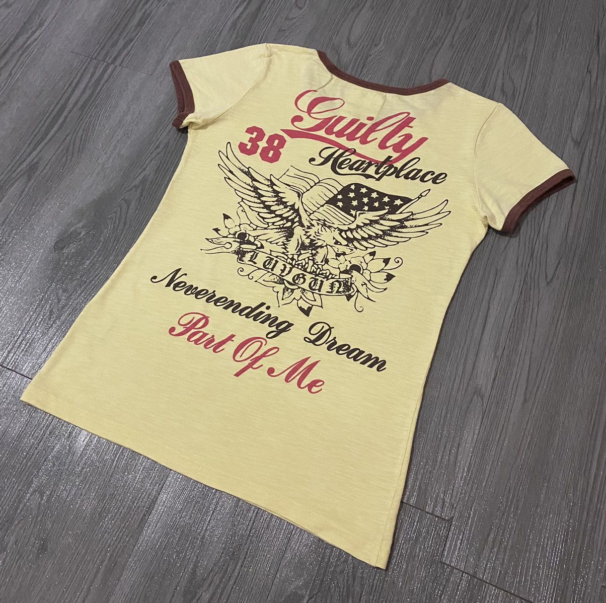Hysteric Glamour Japan Space Opera Guilty Part Of Me Ringer Tee Size S / US 4 / IT 40 - 8 Thumbnail