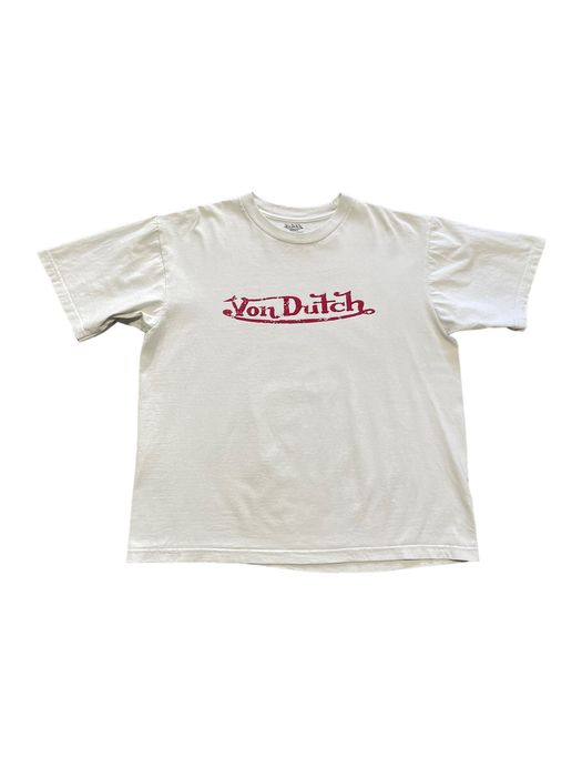 Vintage Vintage Y2K Von Dutch spellout logo Tee T-shirt | Grailed