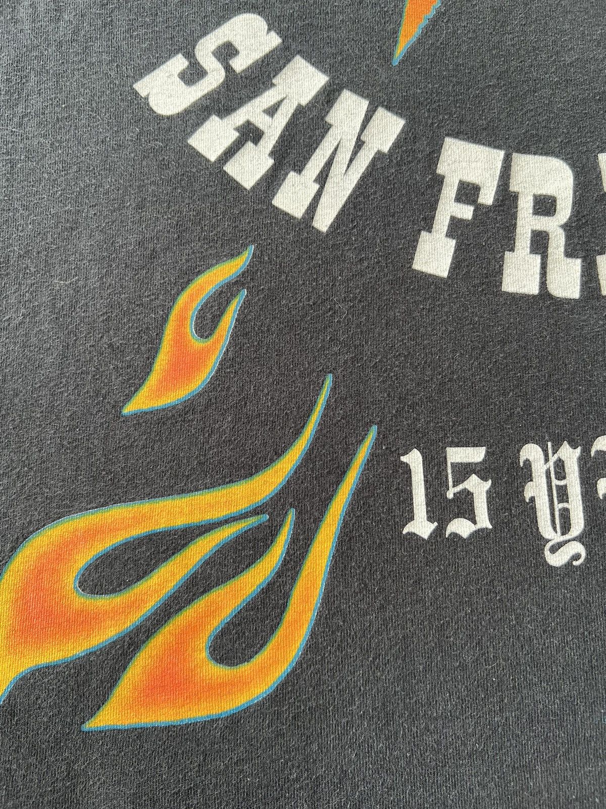 Band Tees Vintage 1996 Metallica San Francisco 15 Years Flame Long Size US L / EU 52-54 / 3 - 19 Thumbnail