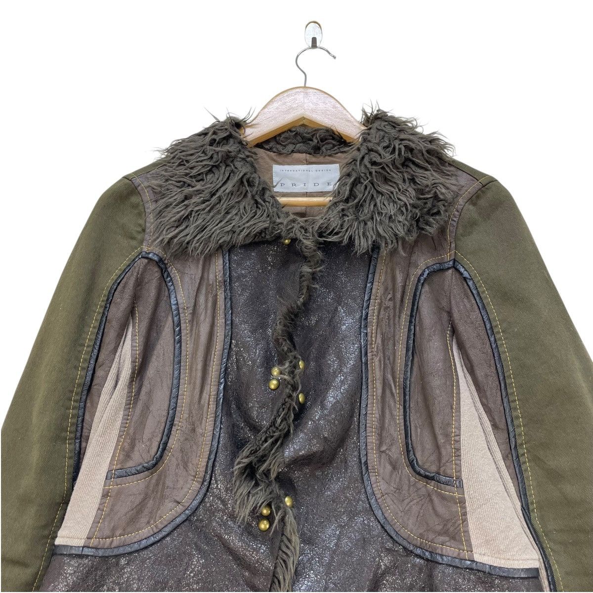 Le Grande Bleu (L.G.B.) 💥Vintage Japanese Brand International Design Faux Fur Jacke Size M / US 6-8 / IT 42-44 - 3 Thumbnail