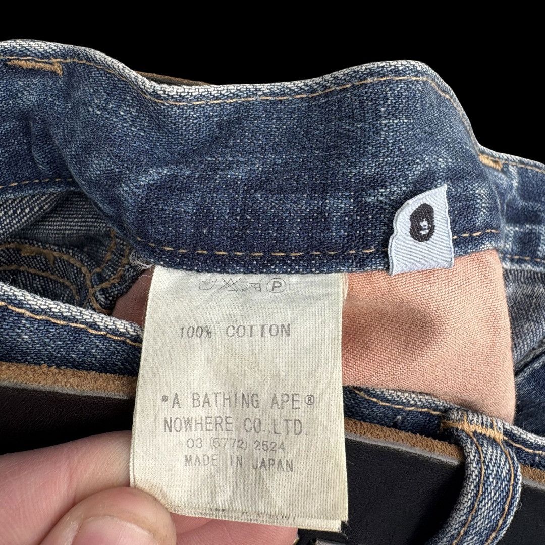 Bape A BATHING APE | BAPE Graphic Logo Jeans Size US 32 / EU 48 - 7 Thumbnail