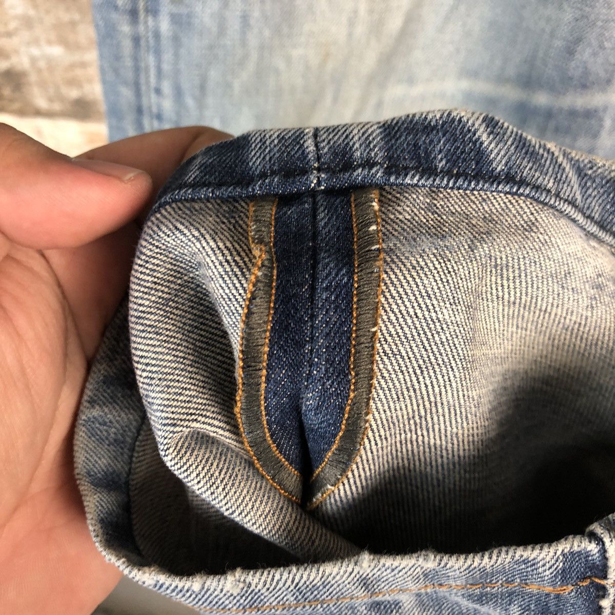 Diesel DL Diesel Industries faded Blue Denim Pants #C160 Size US 34 / EU 50 - 10 Thumbnail