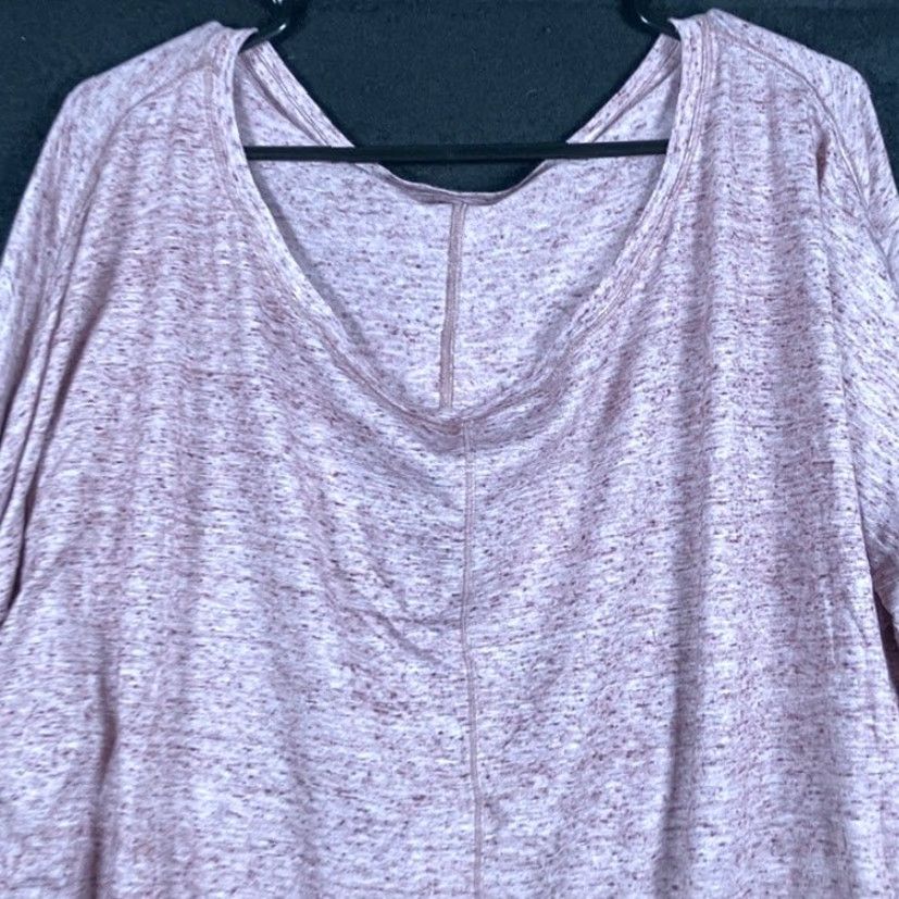Athleta Athleta Sweater Women's Purple Heathered Cowl Neck Oversized Long Sleeve L Size L / US 10 / IT 46 - 2 Thumbnail