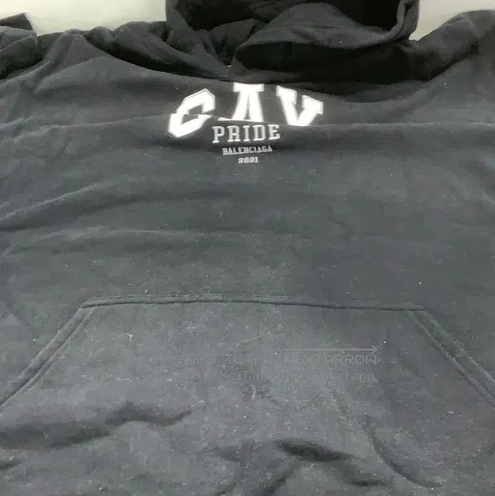 Balenciaga Balenciaga Black Gay Pride Hoodie for Men. Size US XS / EU 42 / 0 - 7 Thumbnail