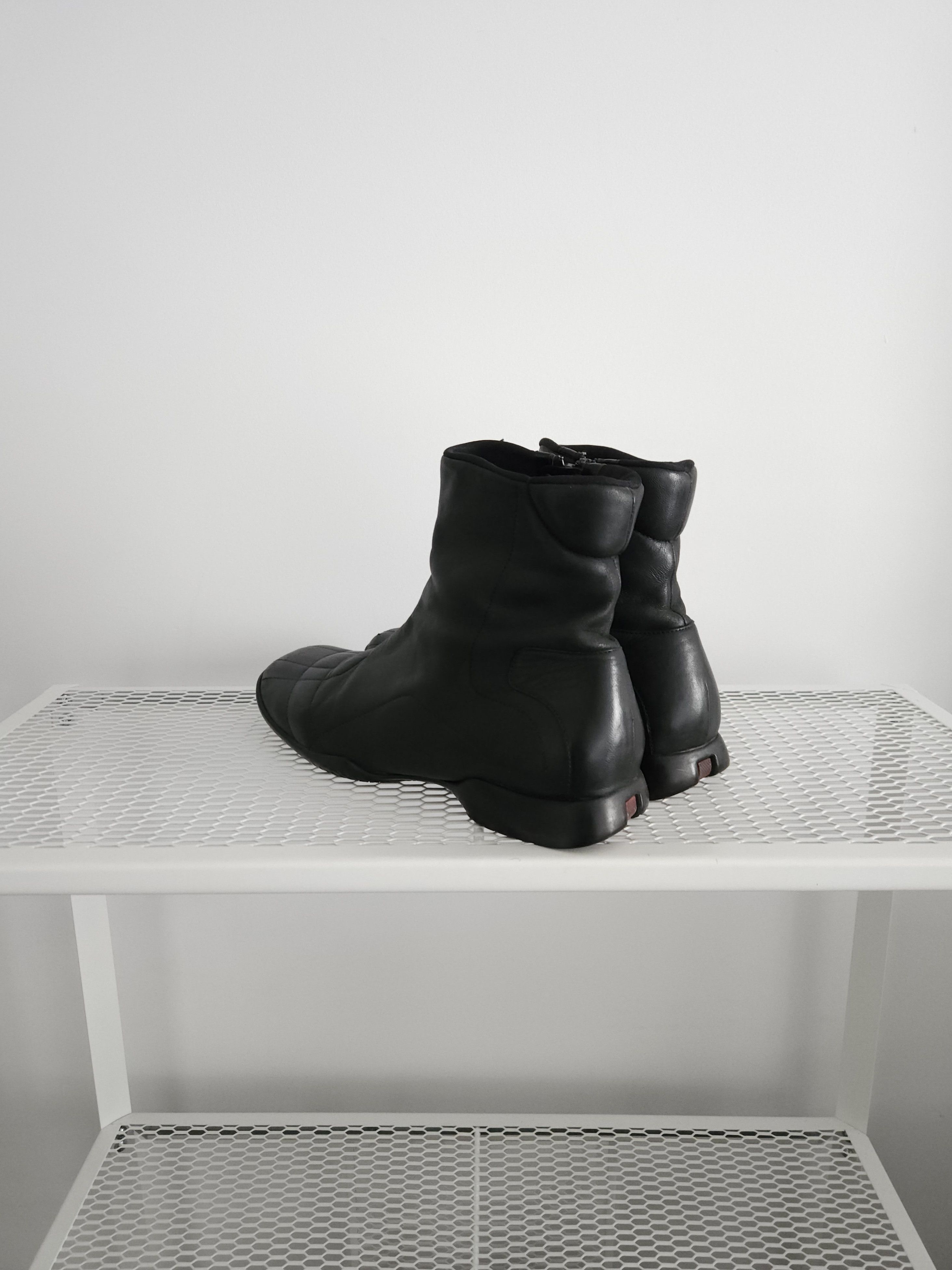 Prada Archive Prada sport red tab leather side zip ankle boots Size US 7 / IT 37 - 8 Thumbnail