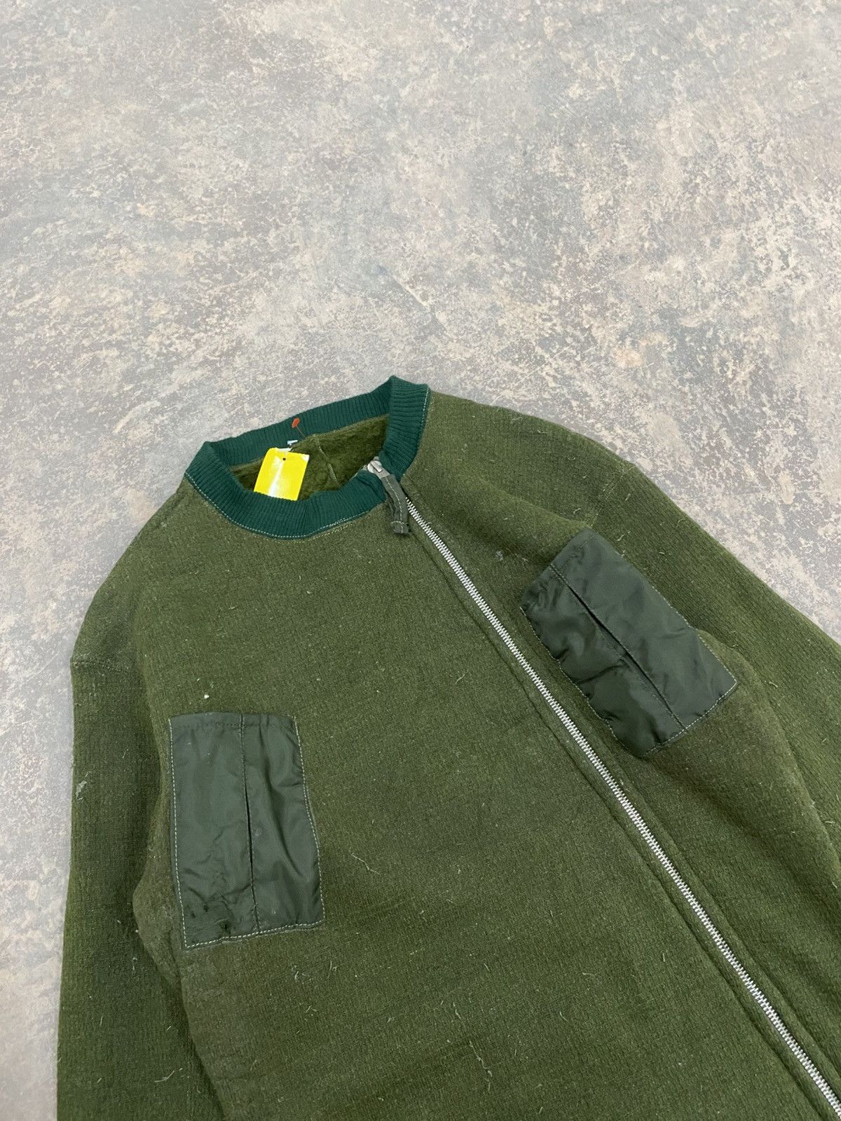 Vintage 1970s -Military Flight Coverall Jumpsuit Wool asymmetric Size US 32 / EU 48 - 6 Thumbnail