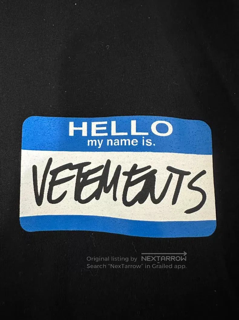 Vetements VETEMENTS Signature Short Sleeve Size US S / EU 44-46 / 1 - 3 Thumbnail