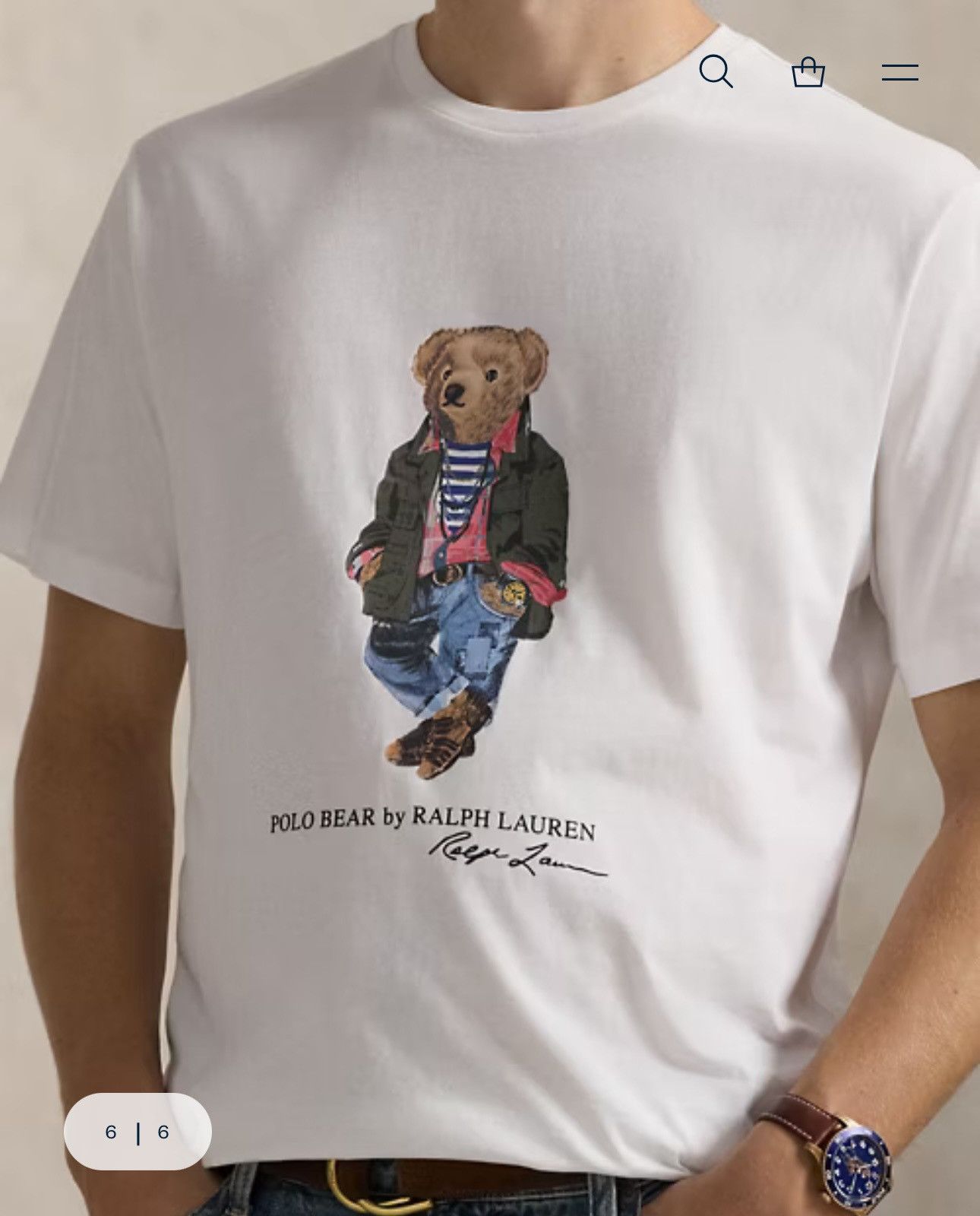 Polo Ralph Lauren Polo Bear Jersey T-Shirt Size US M / EU 48-50 / 2 - 1 Thumbnail