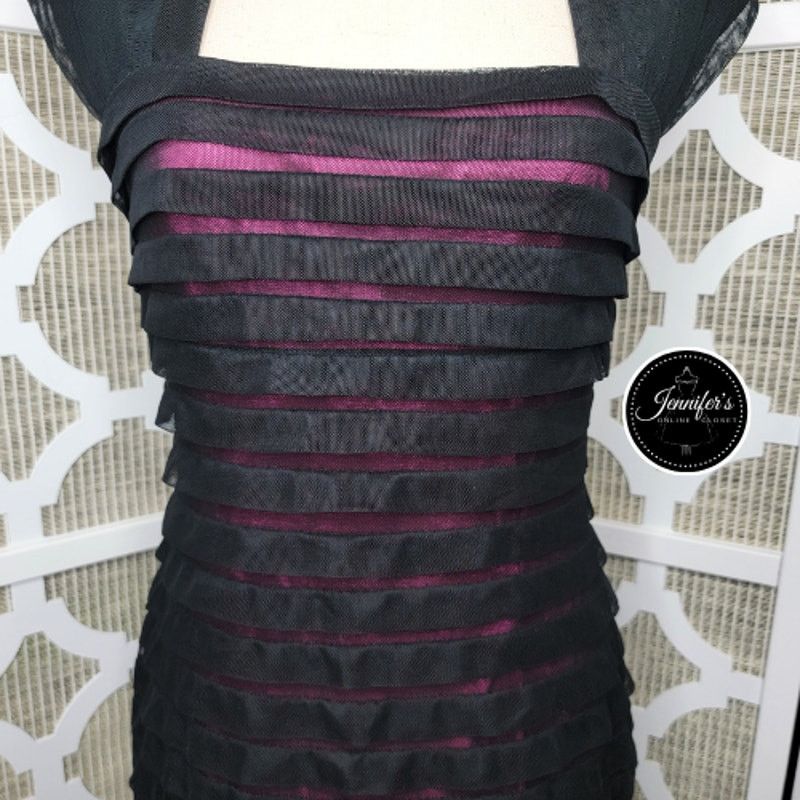Adrianna Papell Adrianna Papell Sheer Illusion Body Con Bandage Dress Size M / US 6-8 / IT 42-44 - 5 Thumbnail