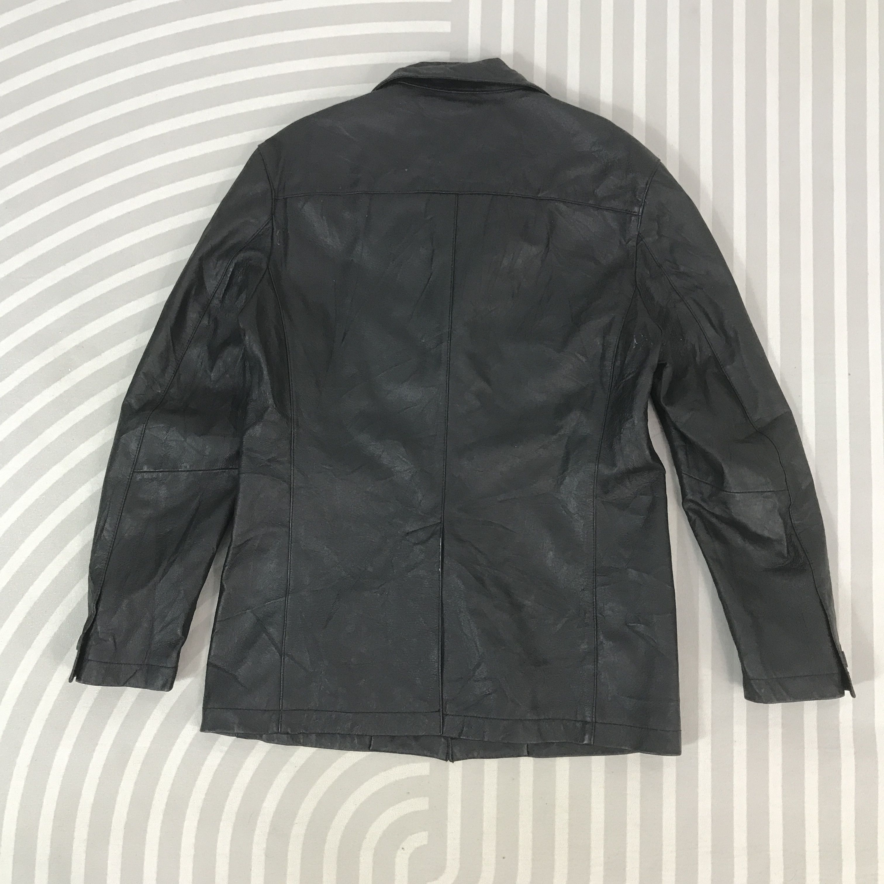Japanese Brand Vintage Abx Leather Coat Jacket K65B5 Size US M / EU 48-50 / 2 - 3 Thumbnail