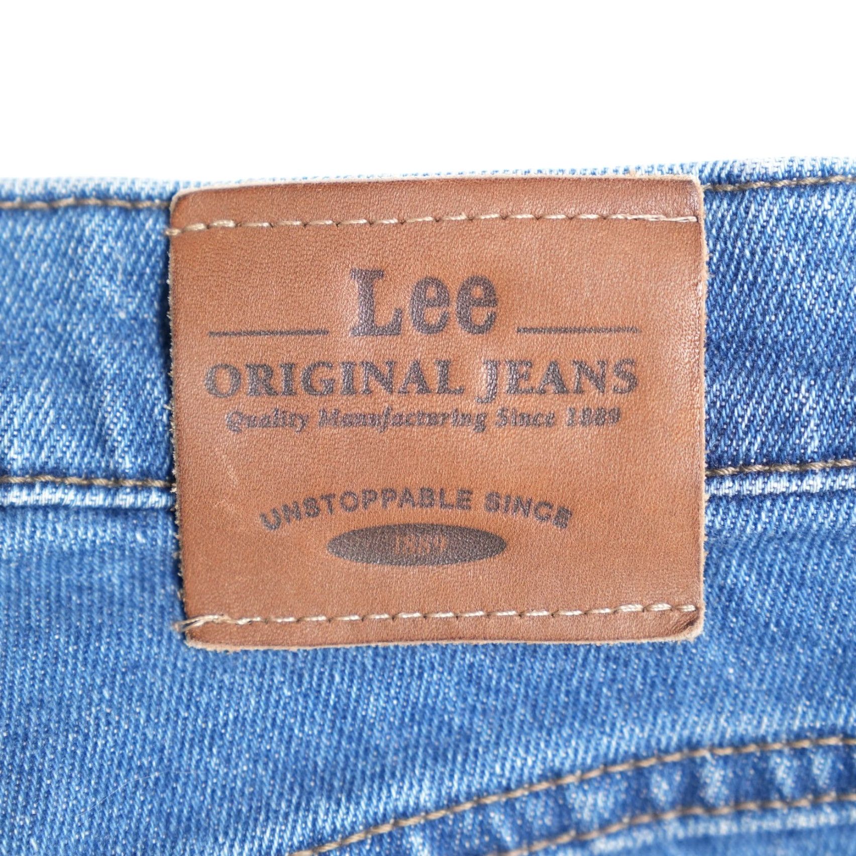 Lee VINTAGE Lee Mom Jeans Women 6 Blue Denim High Rise 12" Rise 31" Inseam 100% Cotton USA Size 26" / US 2 / IT 38 - 3 Thumbnail