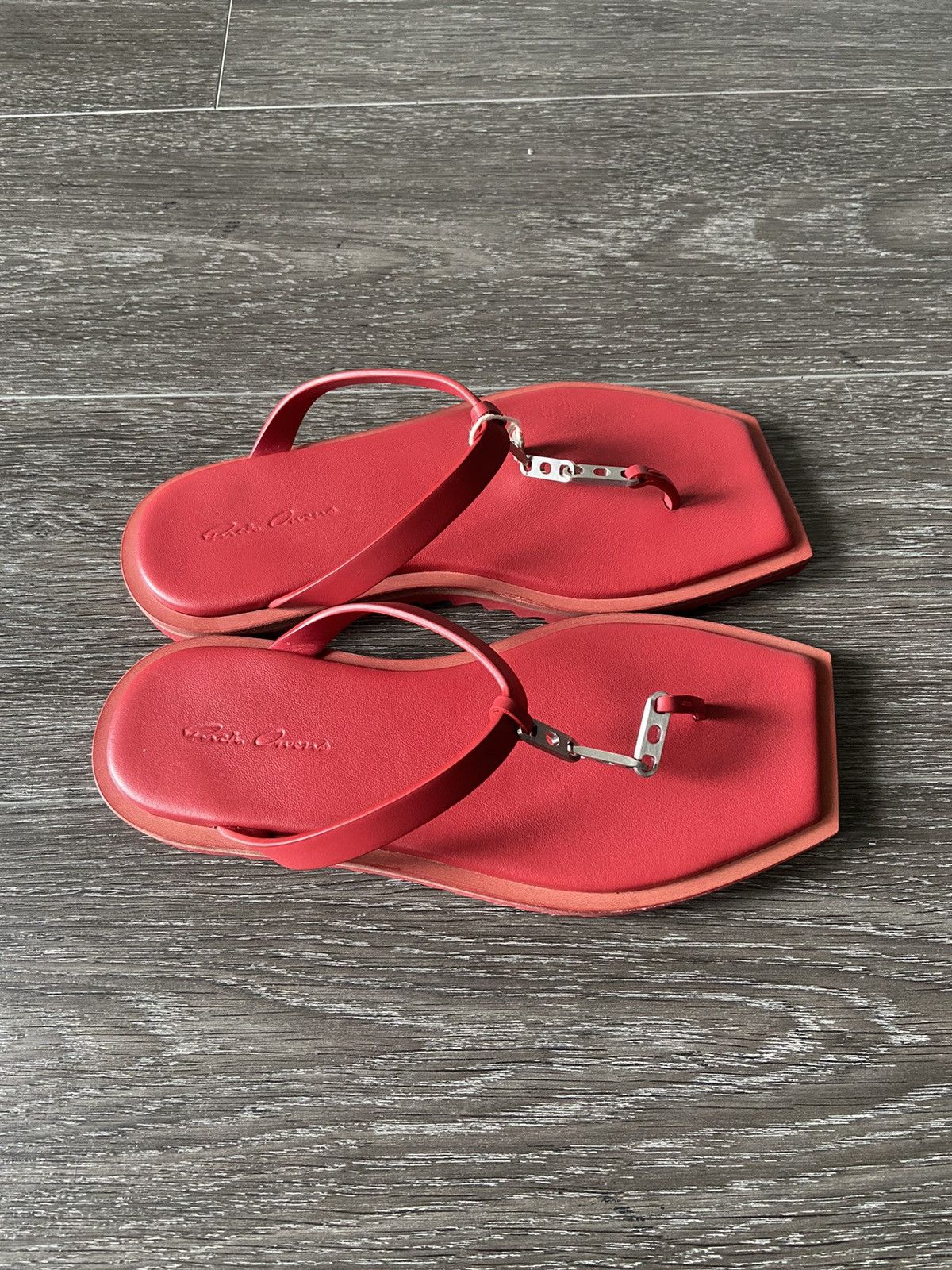 Rick Owens × Rick Owens Drkshdw Rick Owens sandals Size US 7 / IT 37 - 3 Thumbnail
